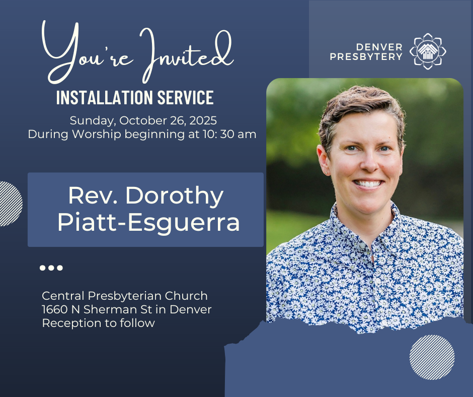 You are invited to the Installation Service of Rev. Dorothy Piatt-Esguerra