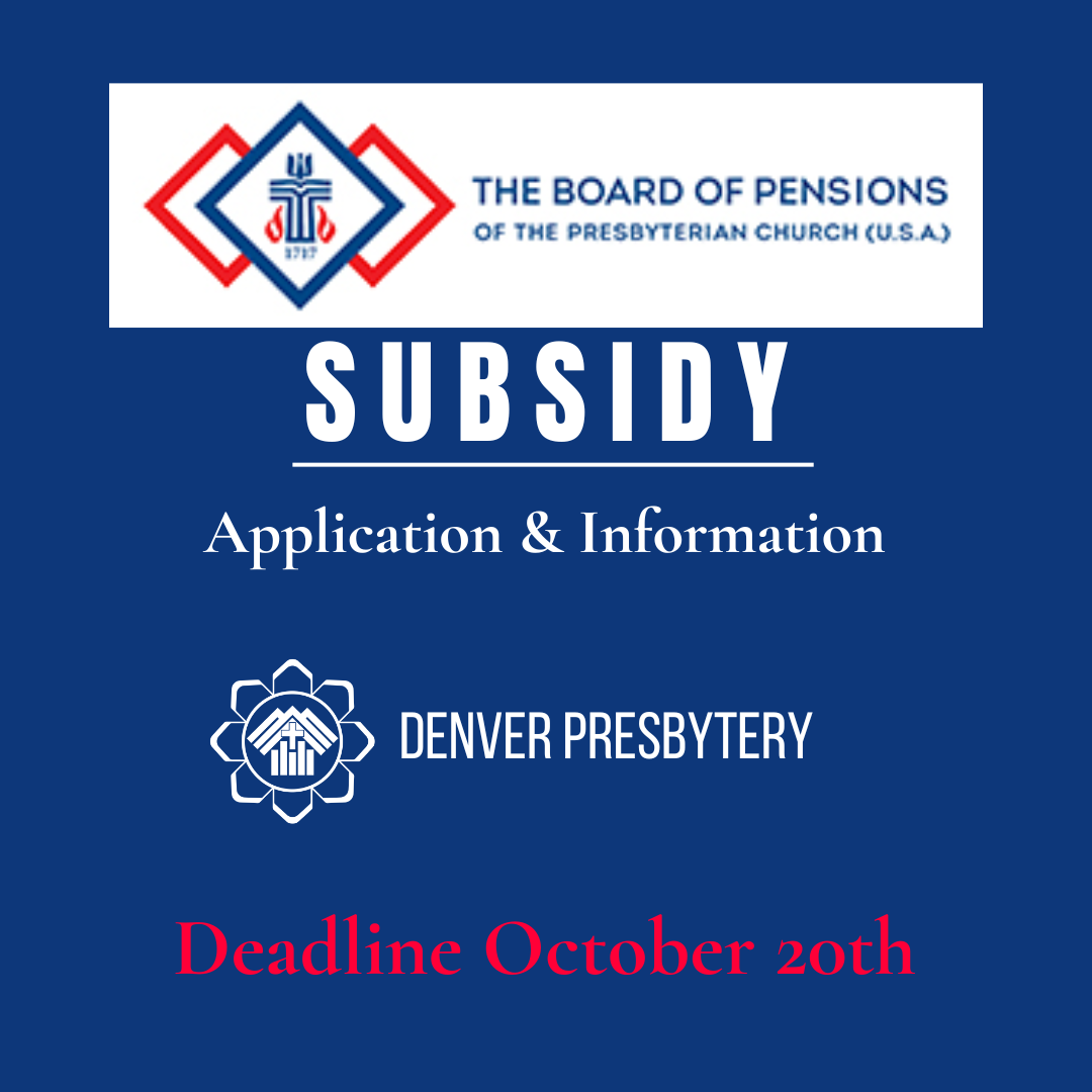 Grants assistance denver presbytery