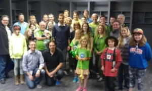Andreas Ivanschitz and Austrian fans