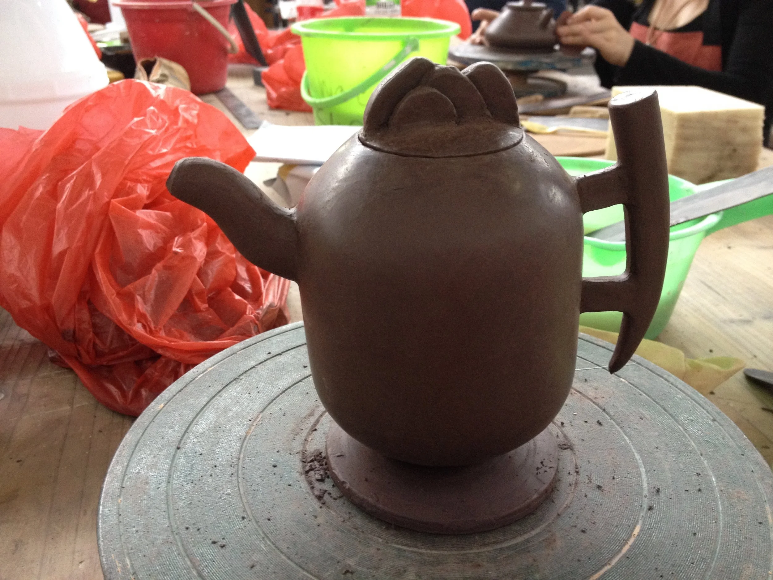 Just one of an incredible schedule of workshops at the Pottery Workshop in Jingdezhen - not quite the residency I expected but what an unbelievable experience!
