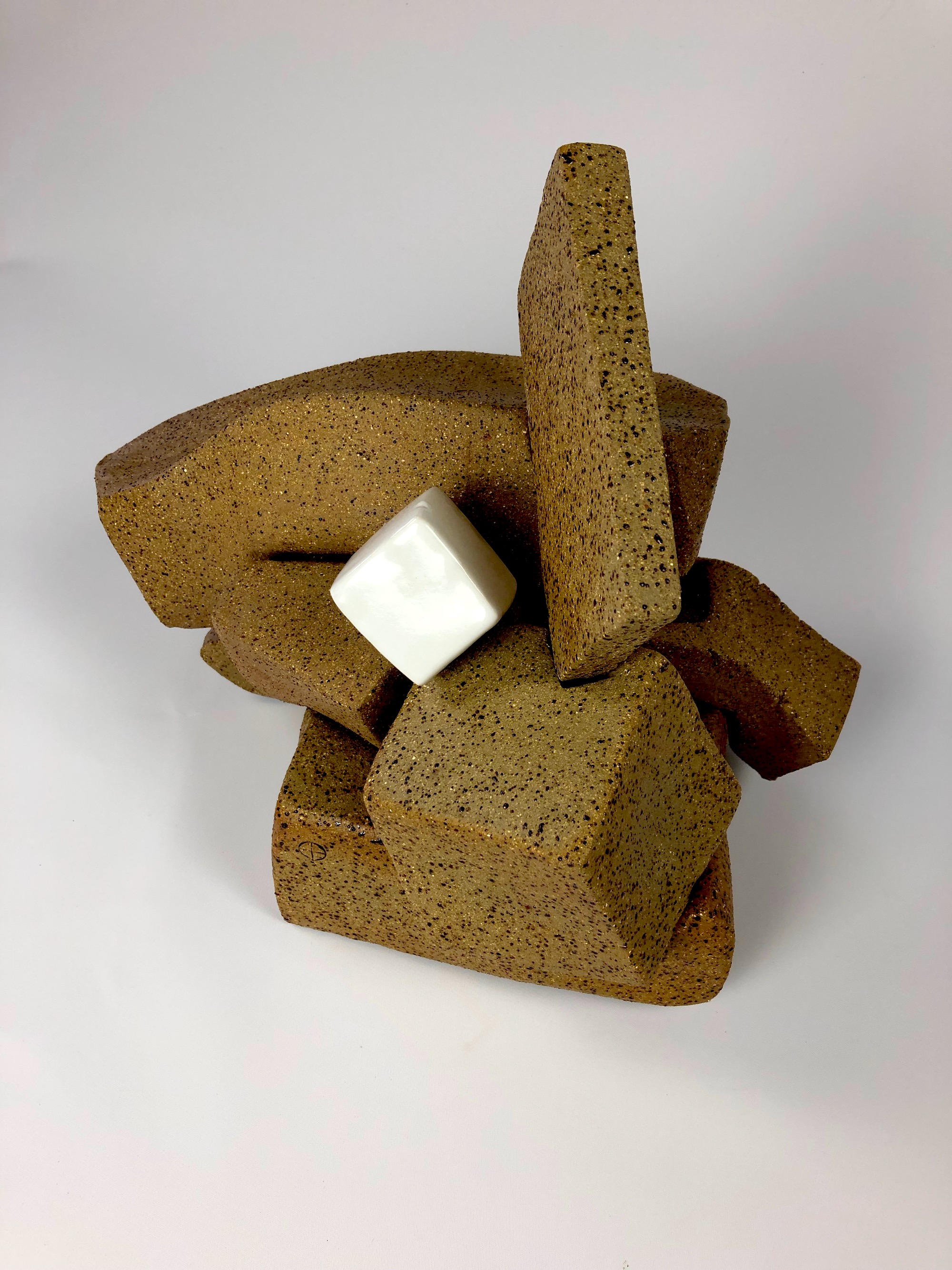 Gravity is considered a ‘field of influence’ controlling the motion of an object. This was a practice-based enquiry relating to humanity as a geological ‘field of influence’. Conceptually, by utilising the earth’s force of gravity to create this work I interrogate ideas about geological change imposed on the earth by humanity through continued exploration, extraction and exploitation.