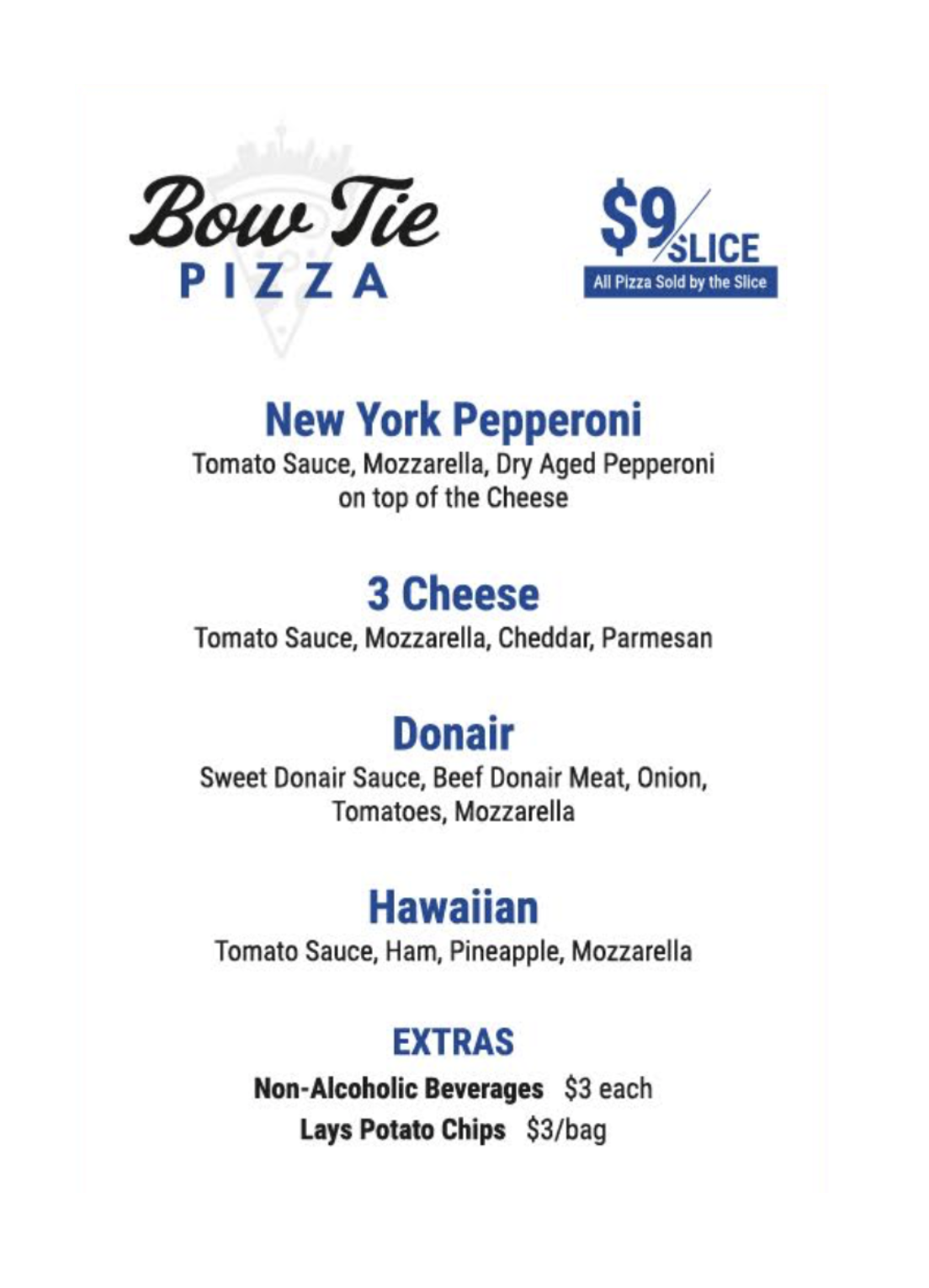 Pizza Bow Tie Pizza — YYCFoodTrucks Calgary Food Truck Bookings and