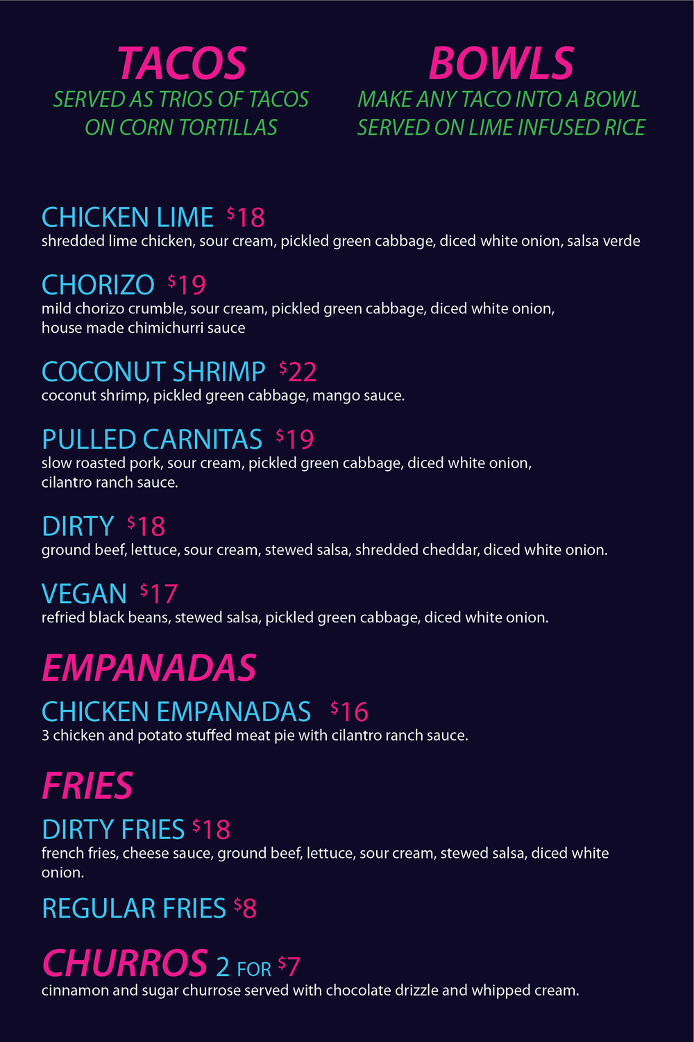 International - Neon Taco — YYCFoodTrucks | Calgary Food Truck