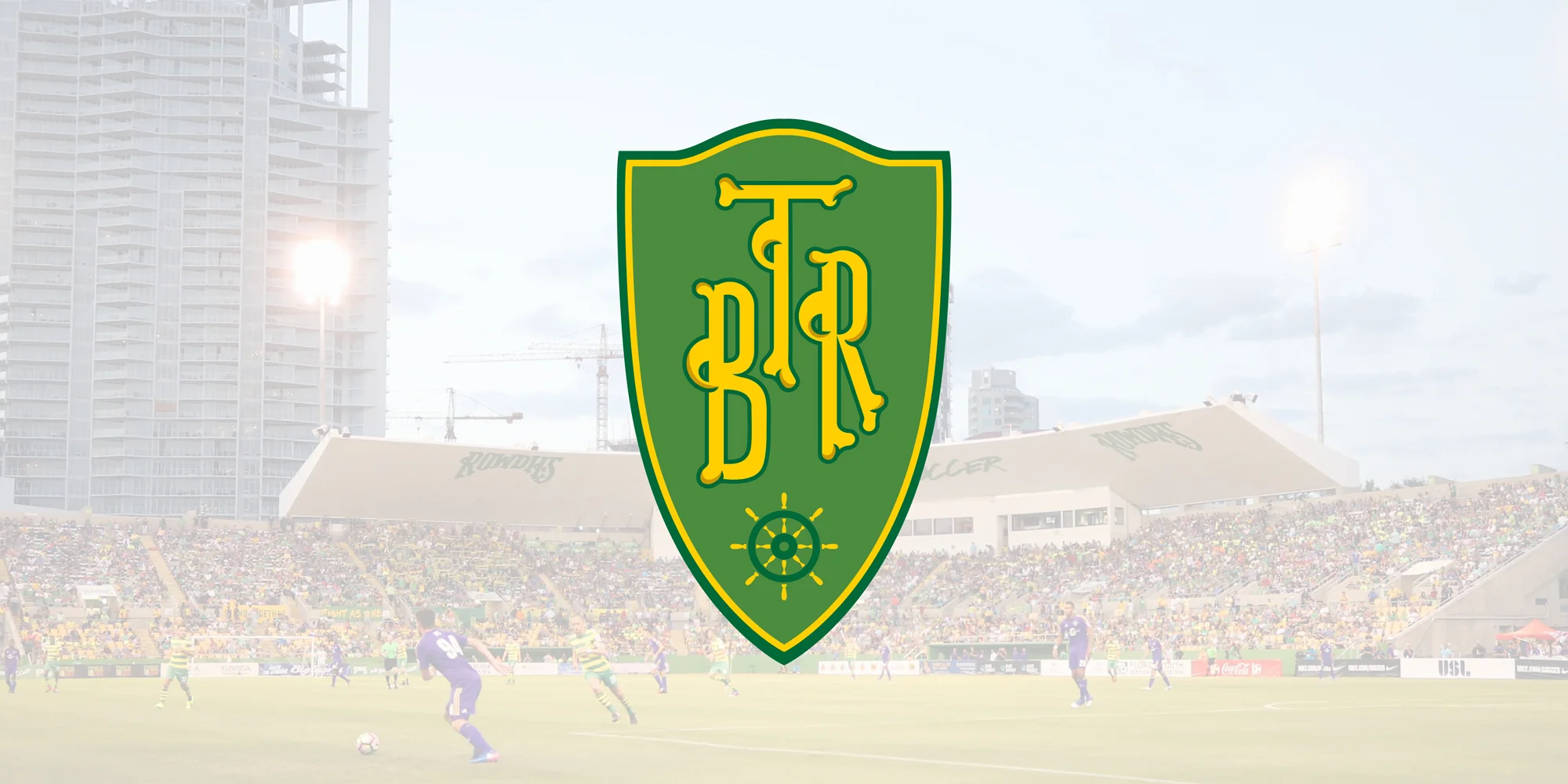 Full color badge alternate of the Tampa Bay Rowdies.