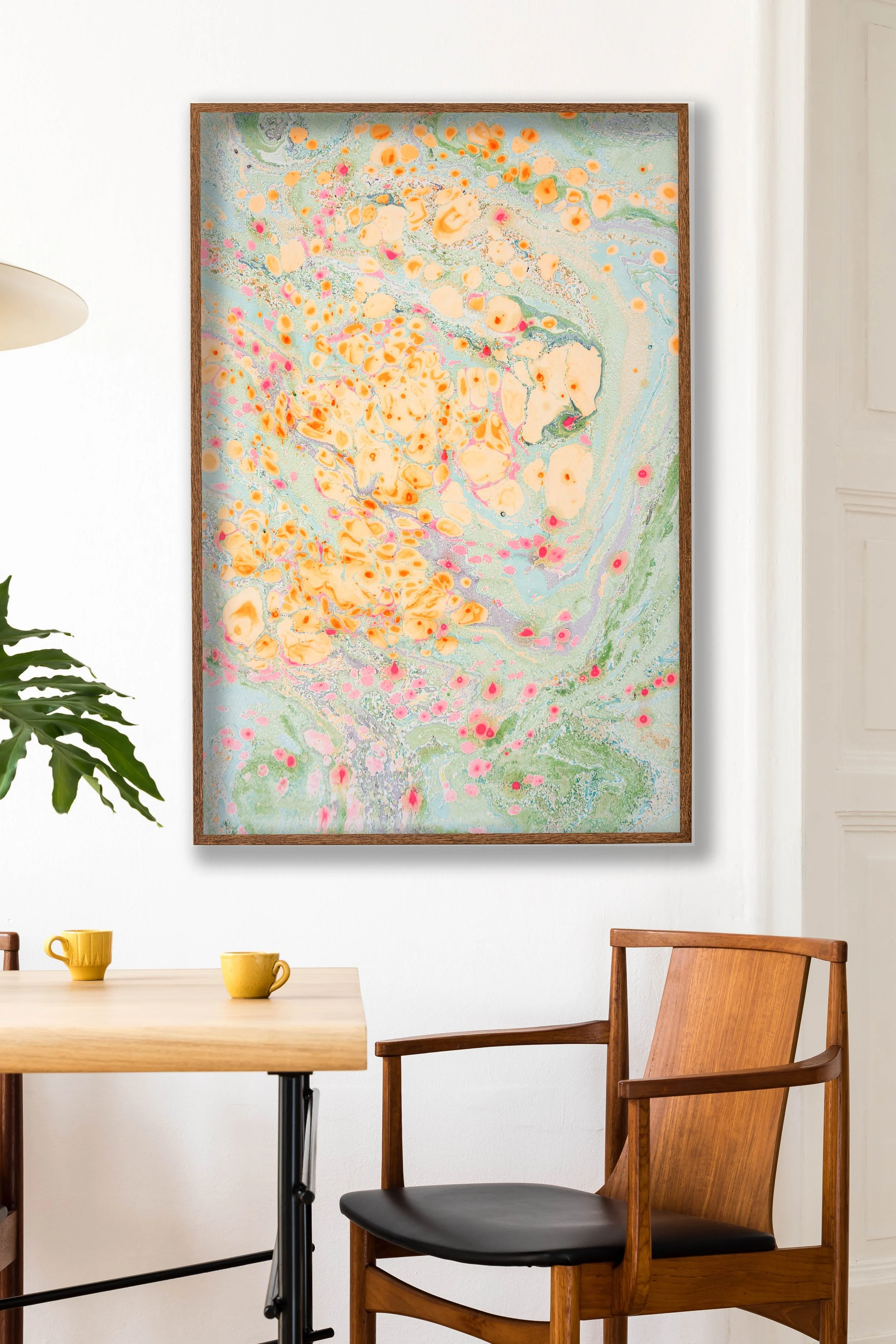 One-off Marble wallpaper print 'meadow'