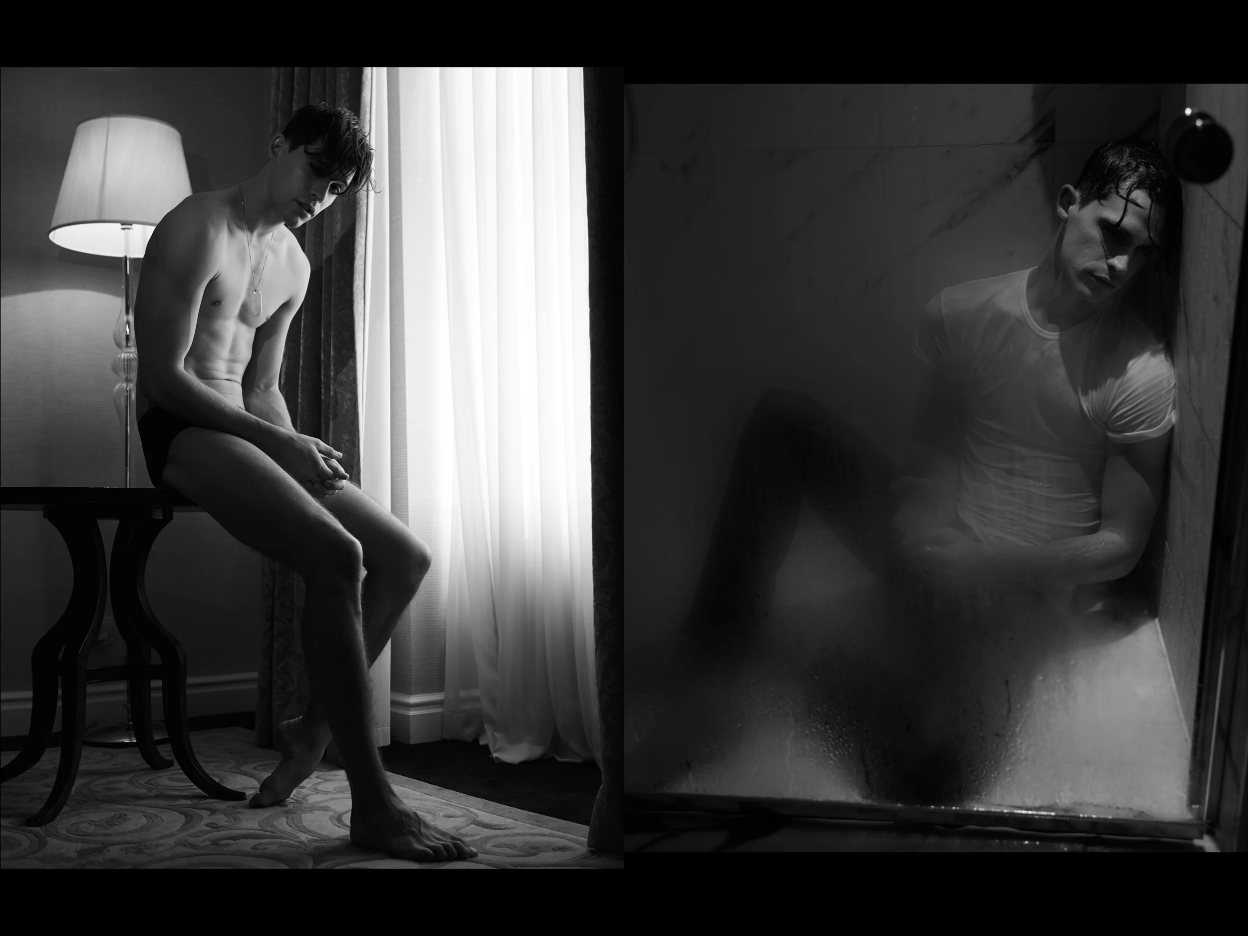 Underwear: Emporio Armani , Jeans & T-shirt: Levi’s