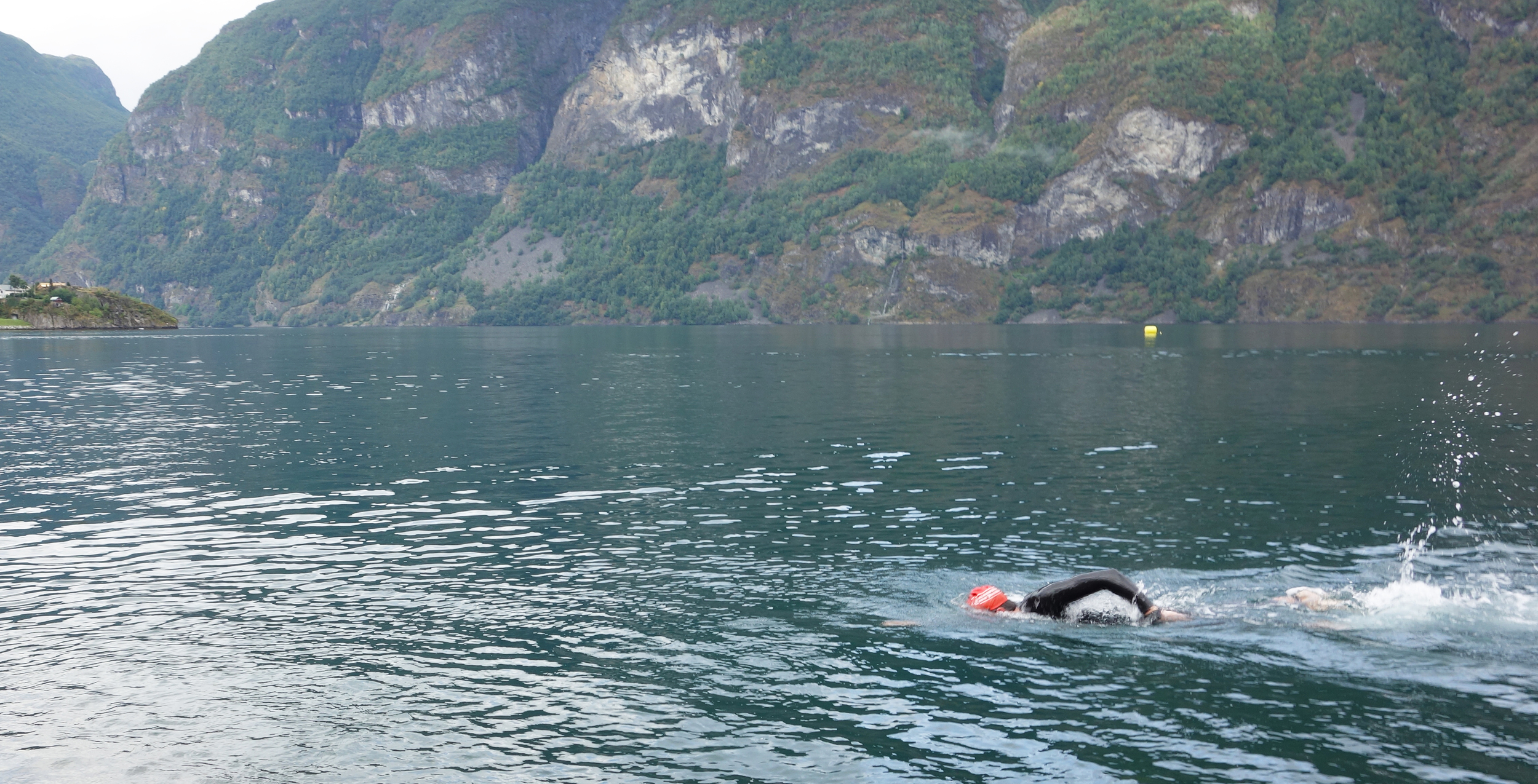 final meters of my swim