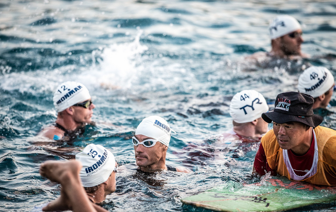 The pro's minutes before the race starts