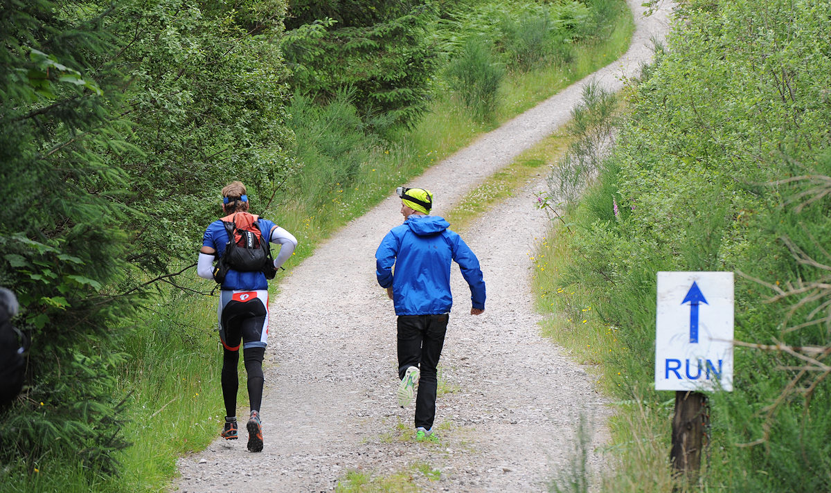 Johan Hasselmark together with his team mate Olof Häggström