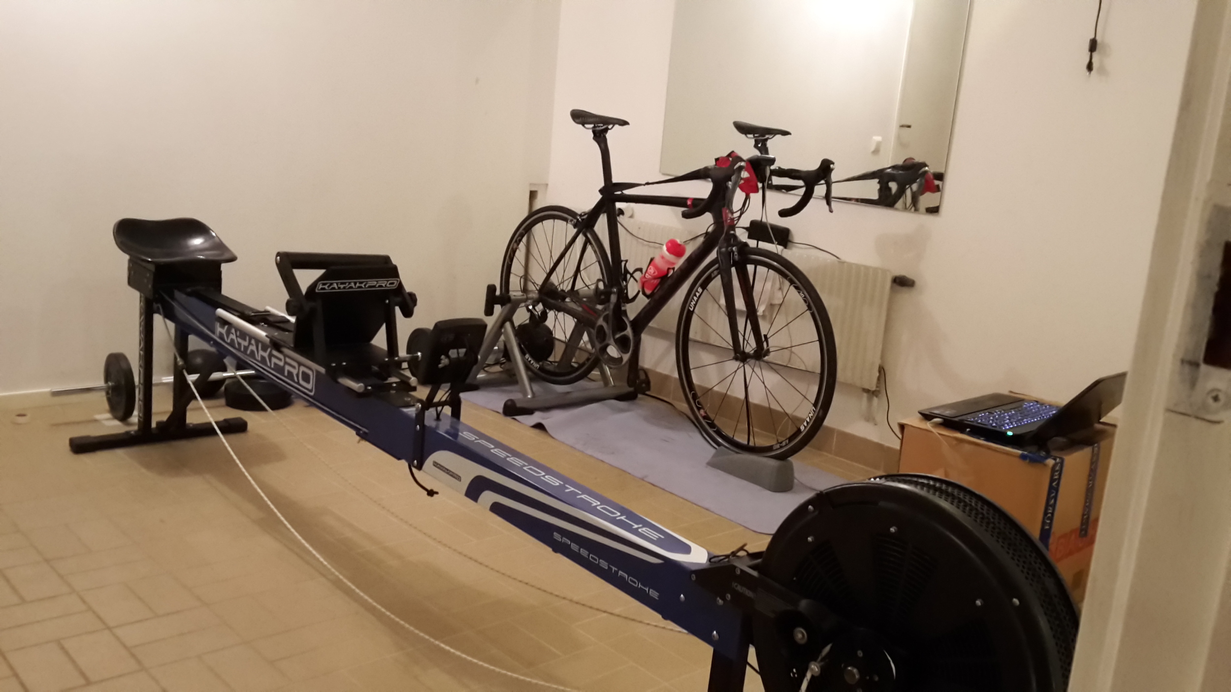 Winter set up at the home of Johan Hasselmark