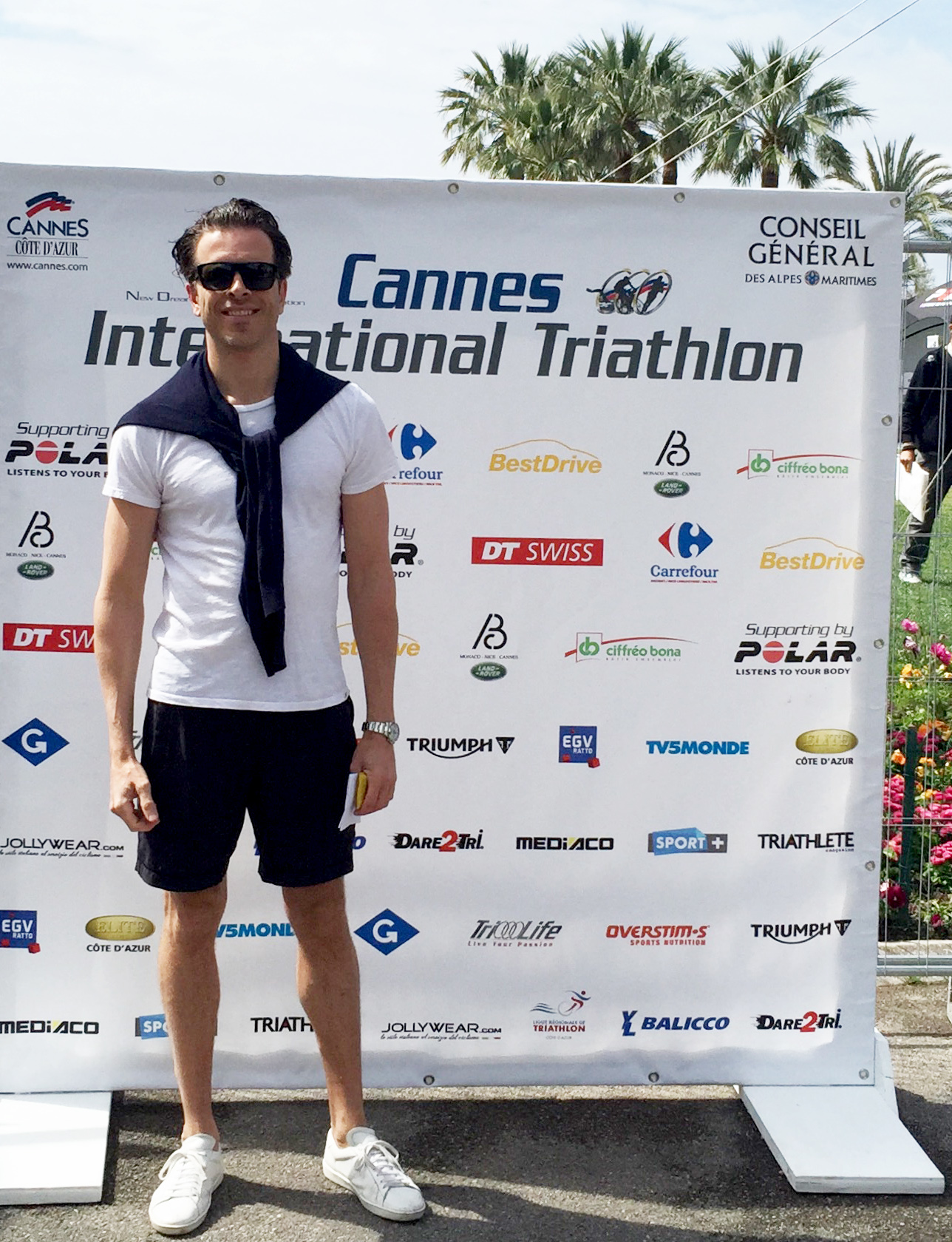 48 hours to start, a first visit to the start and finish area to get registered