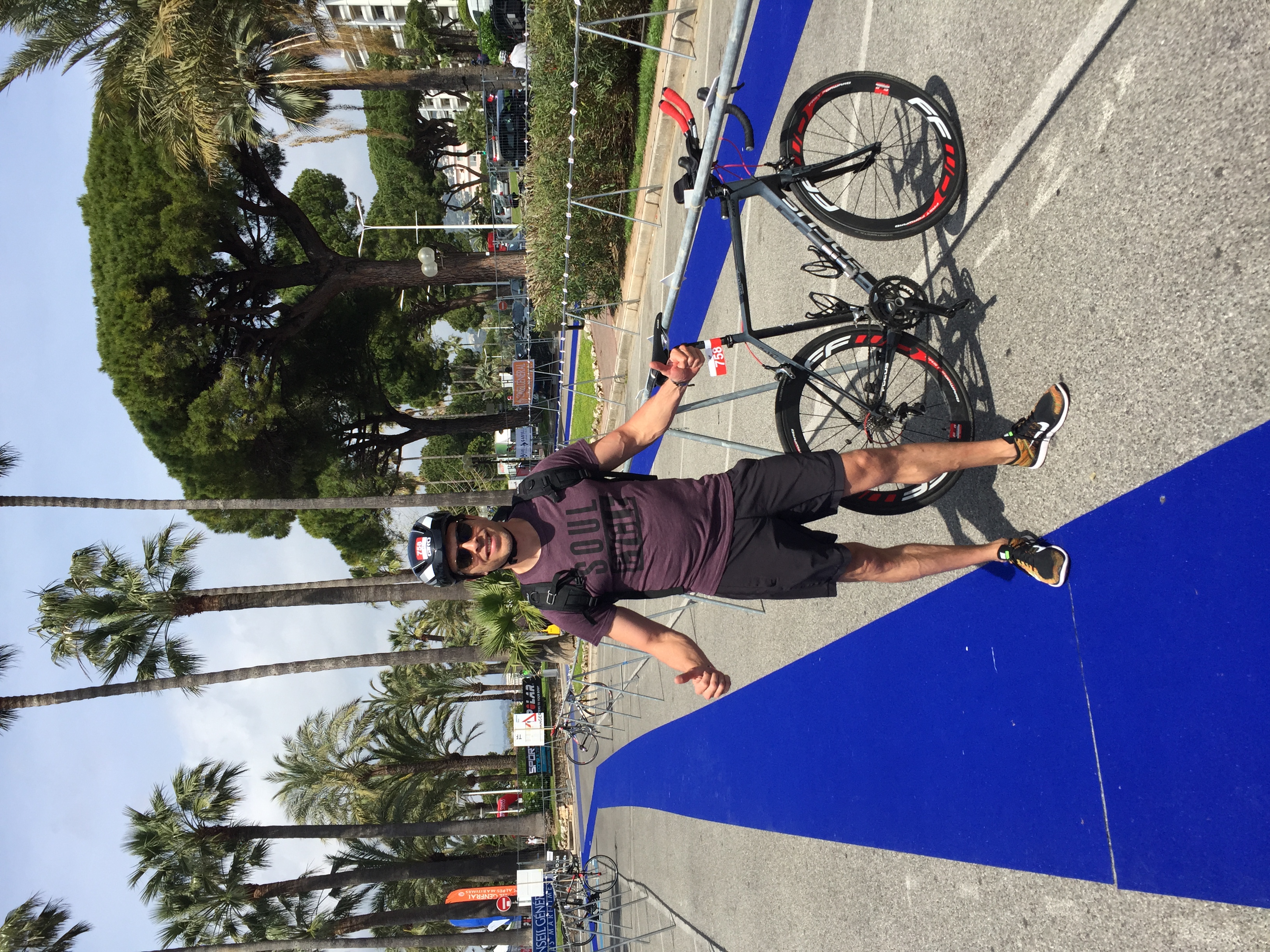Bike checked in at T1