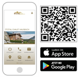 Ötztal Chalet Haus-App mit allen Informationen für deinen Aufenthalt.