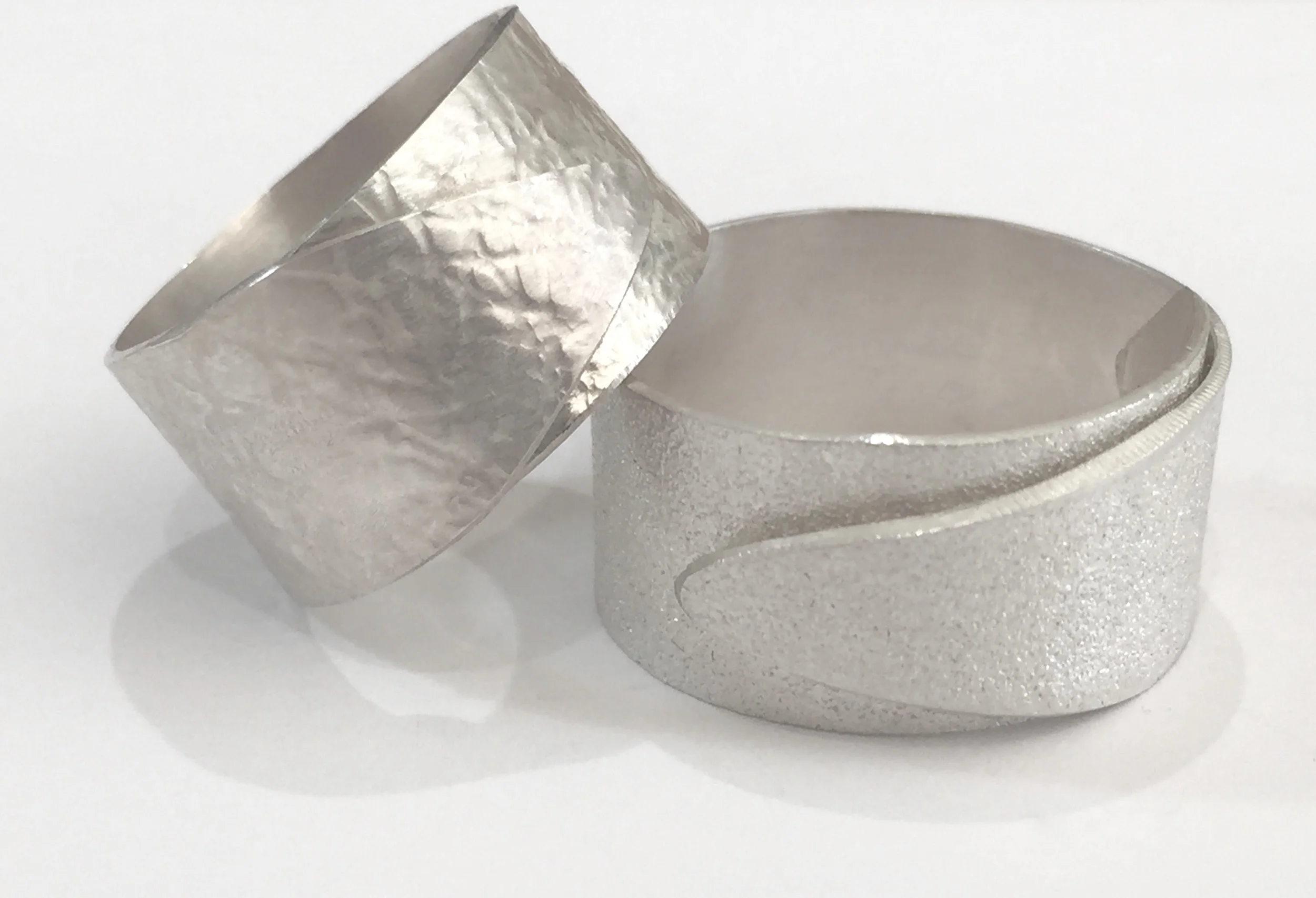 Textured Wrap Rings