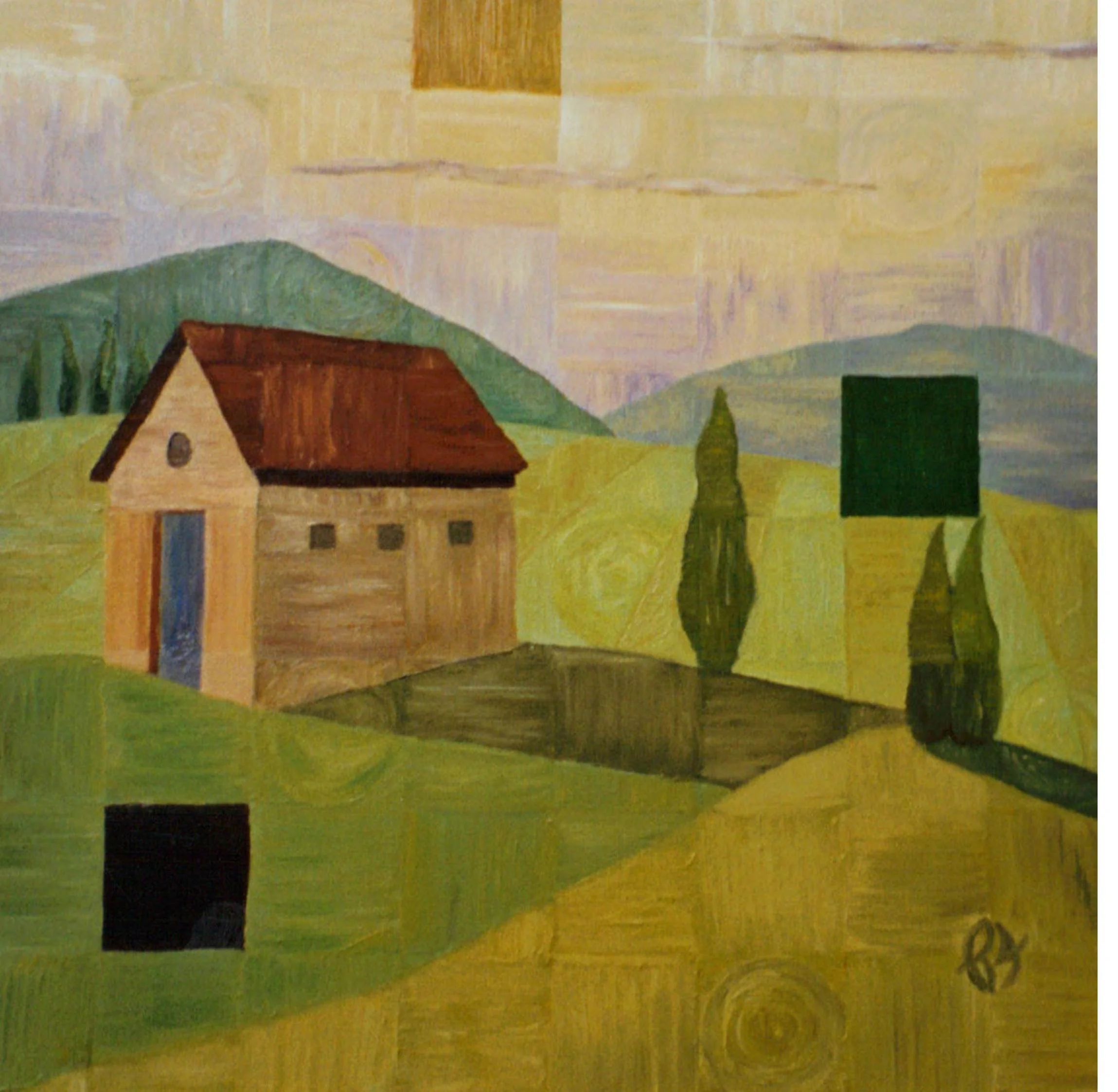  available. 12 x 12 oil on board 