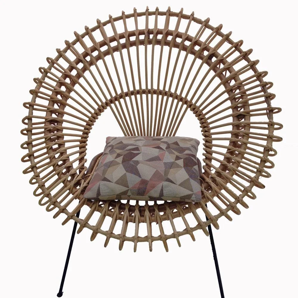 Rattan Saucer Chair - Natural