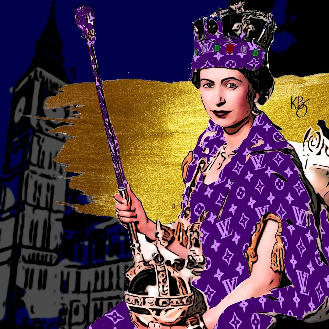 LW Queen (Purple), by Karen Bystedt