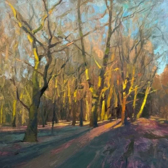 James-Decent-Raking-Last-Light-Wimbledon-Common-Painting.jpg