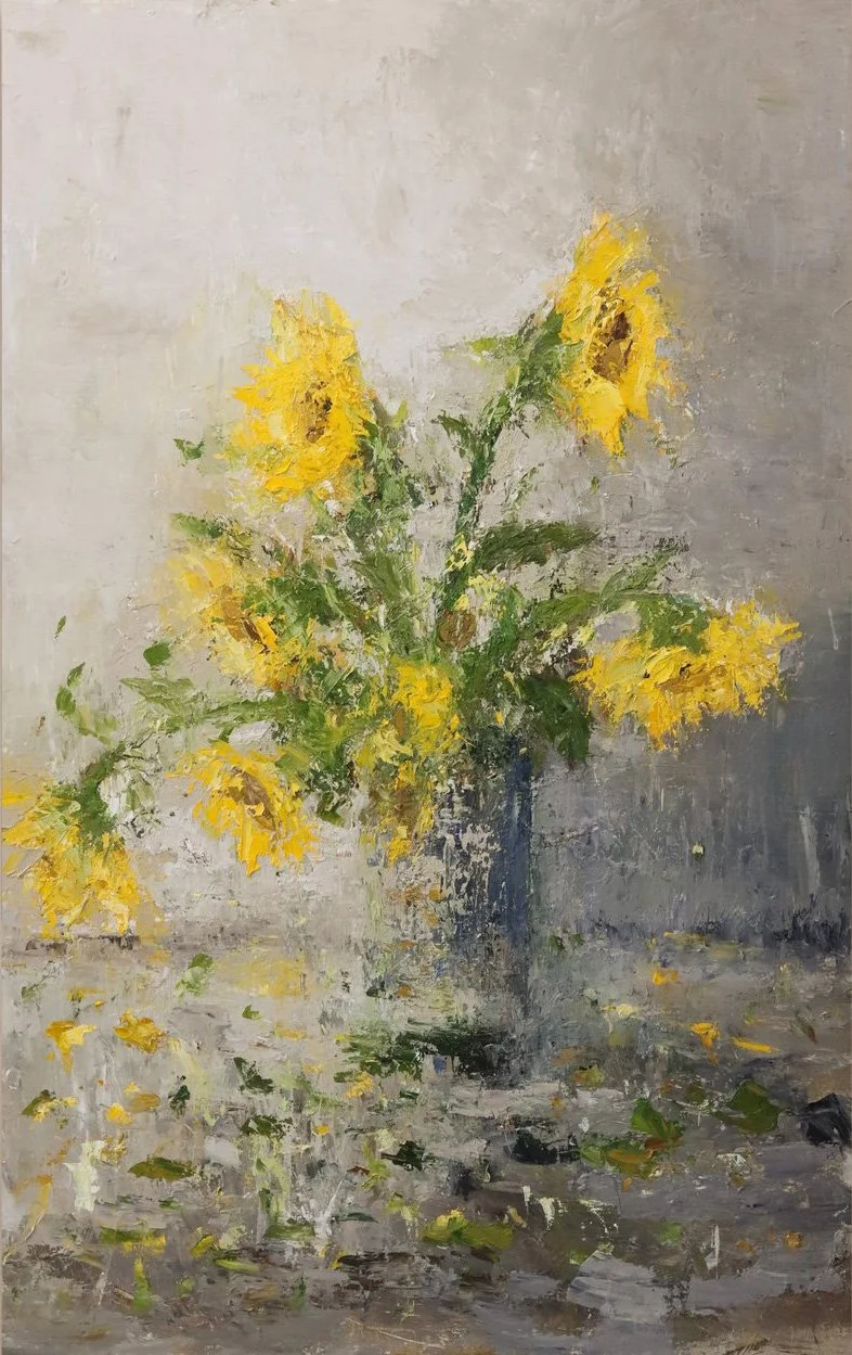 Sunflowers by the Window