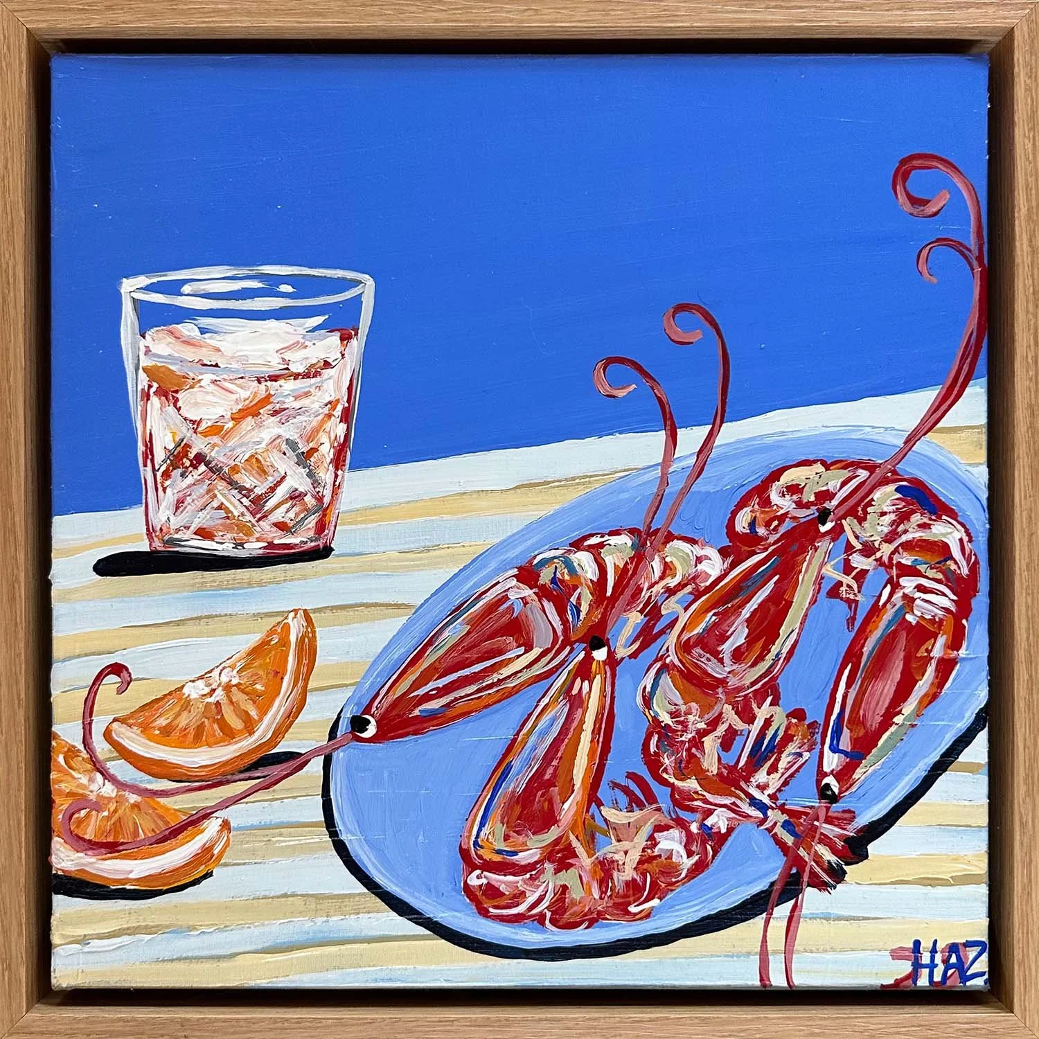 Prawns & Negroni