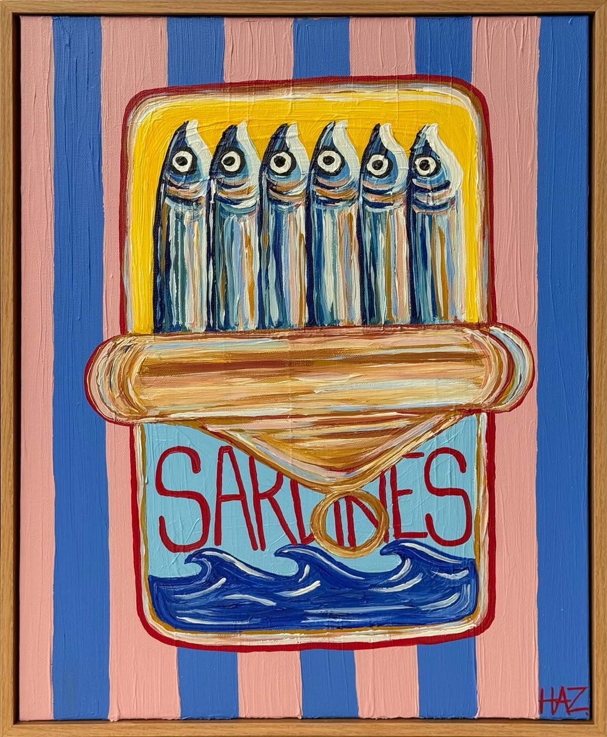 Sardines on Pink
