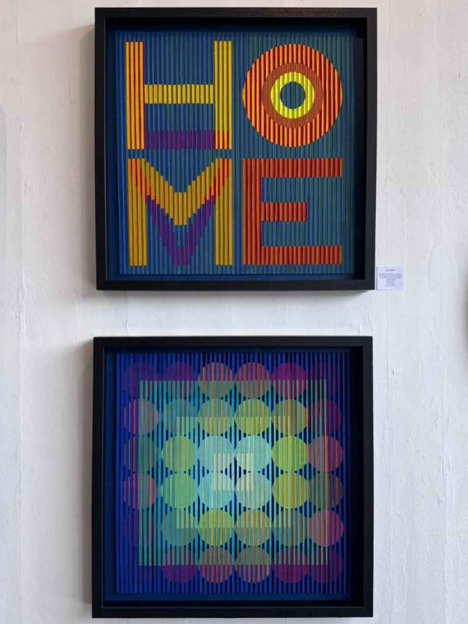 Super #lenticular artworks by @senashah_artwork at @adlibgallery #wimbledonvillage 🤩