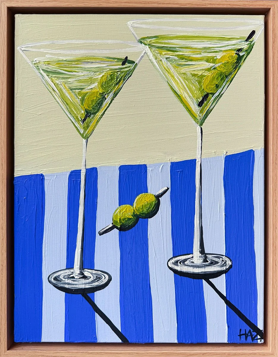 Martinis on Stripes