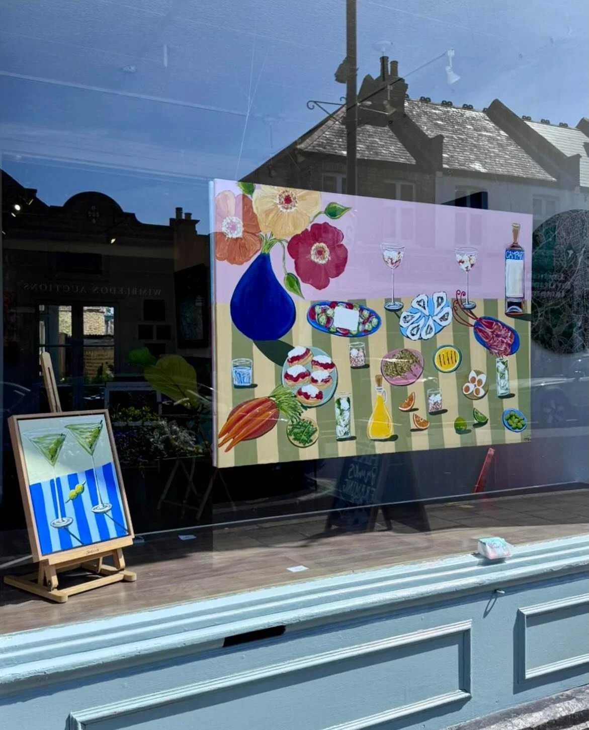 @haz.artist @adlibgallery @wimbledonvillage 🤩
