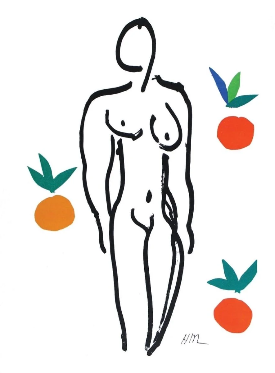 Nu aux Oranges, 1954