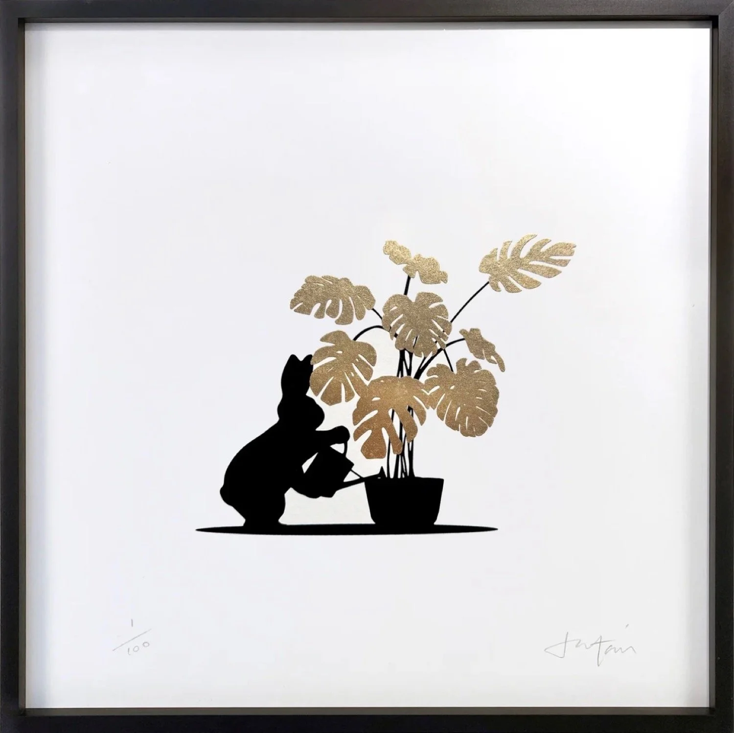 Watering Rabbit, By Jo Ham