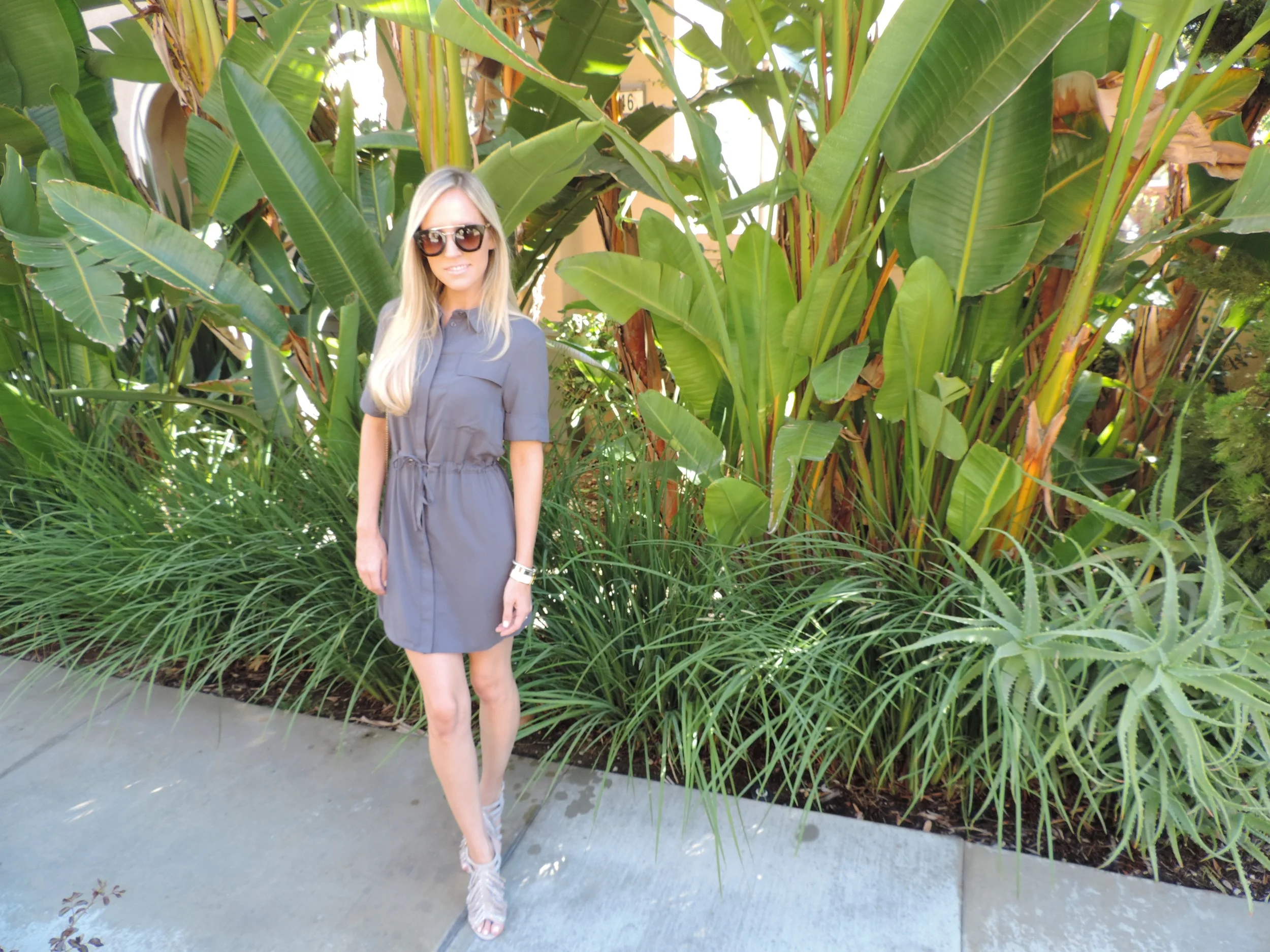 Sunglasses: Prada / For Less: Nasty Gal