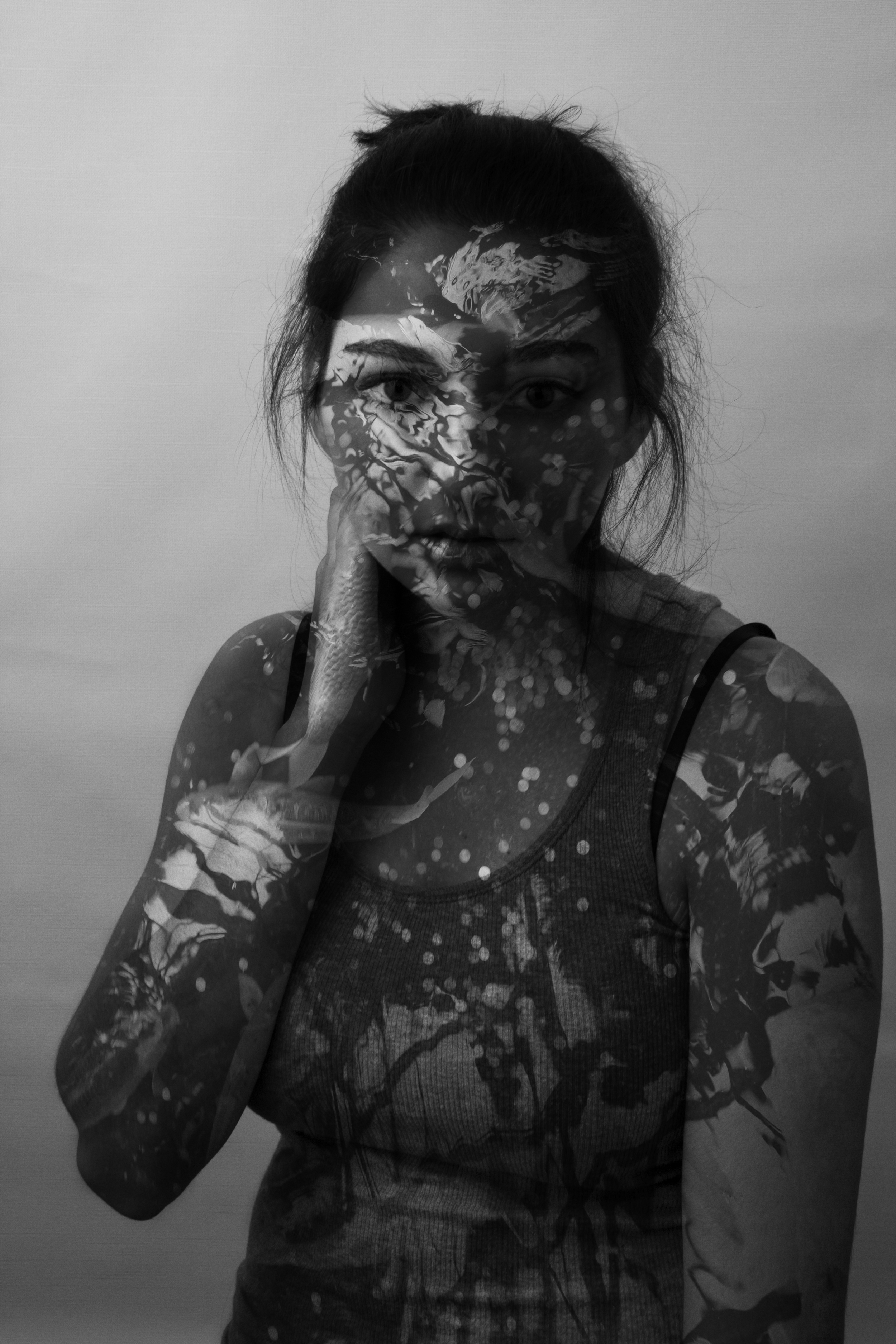michaela + koi pond