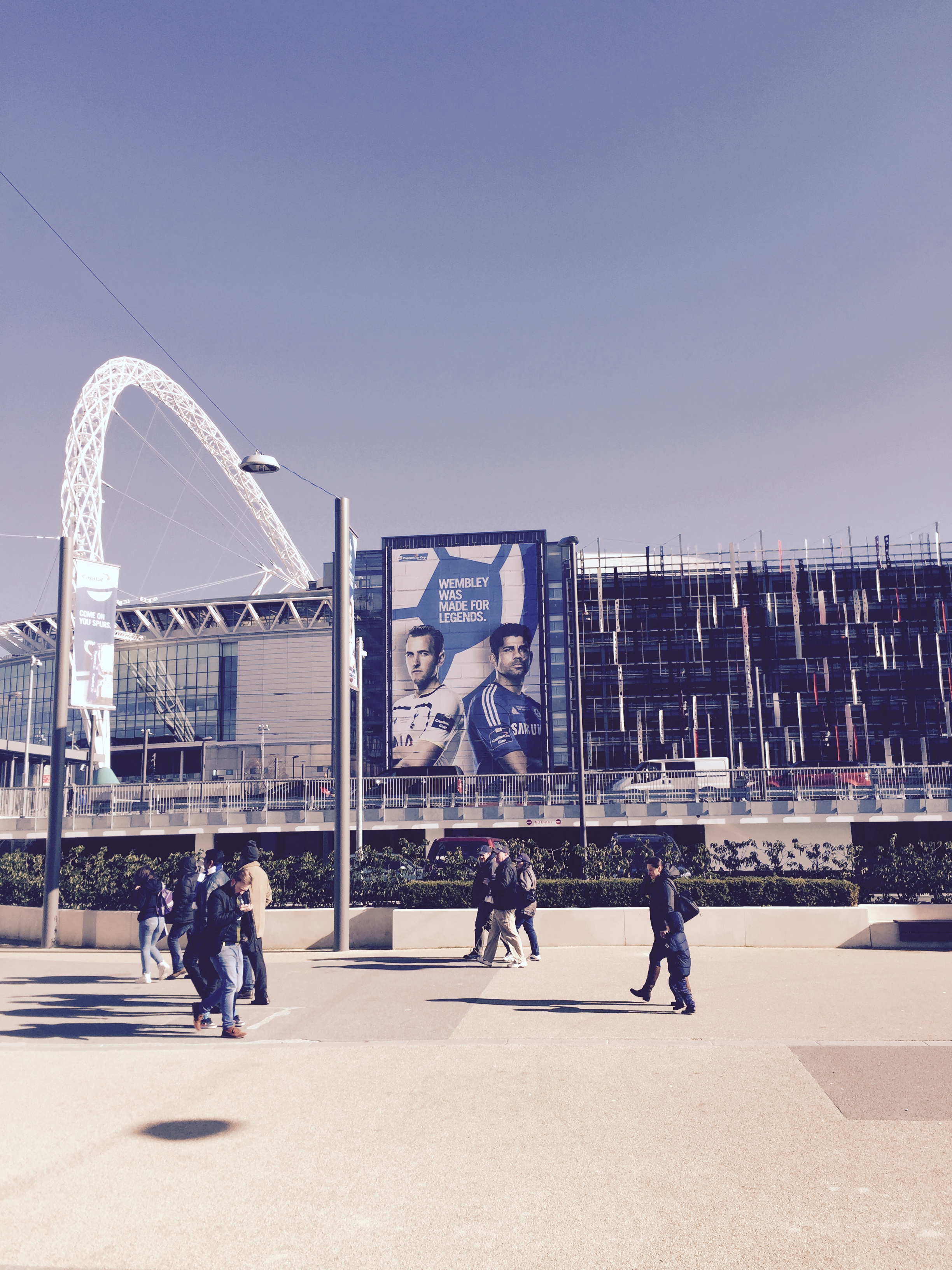 Wembley Stadium Takeover. Capital One made the final extra special for the two sets of fans with a total stadium takeover.