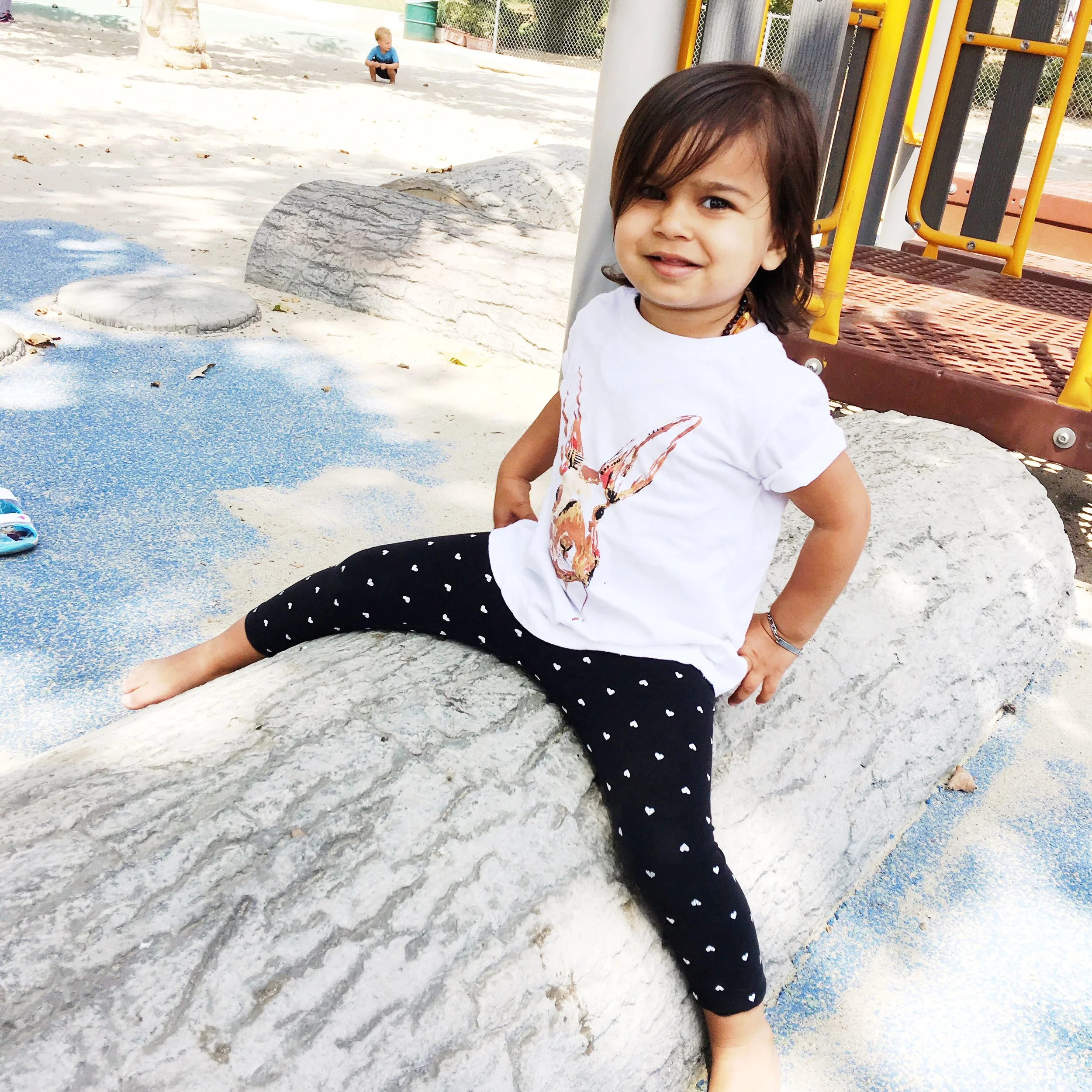 A little bunny wearing a little bunny