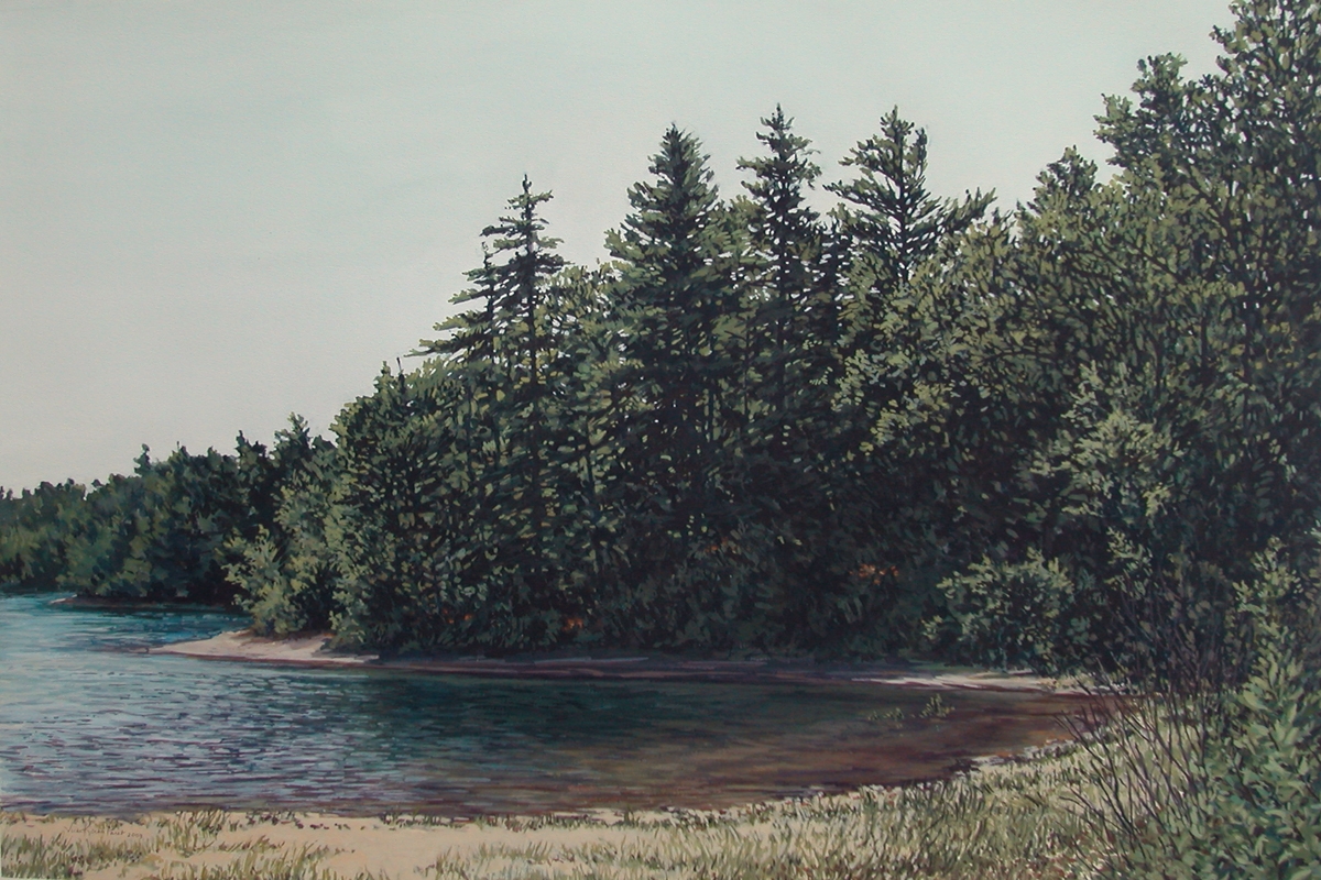 More Edges (Walden Pond) (SOLD)