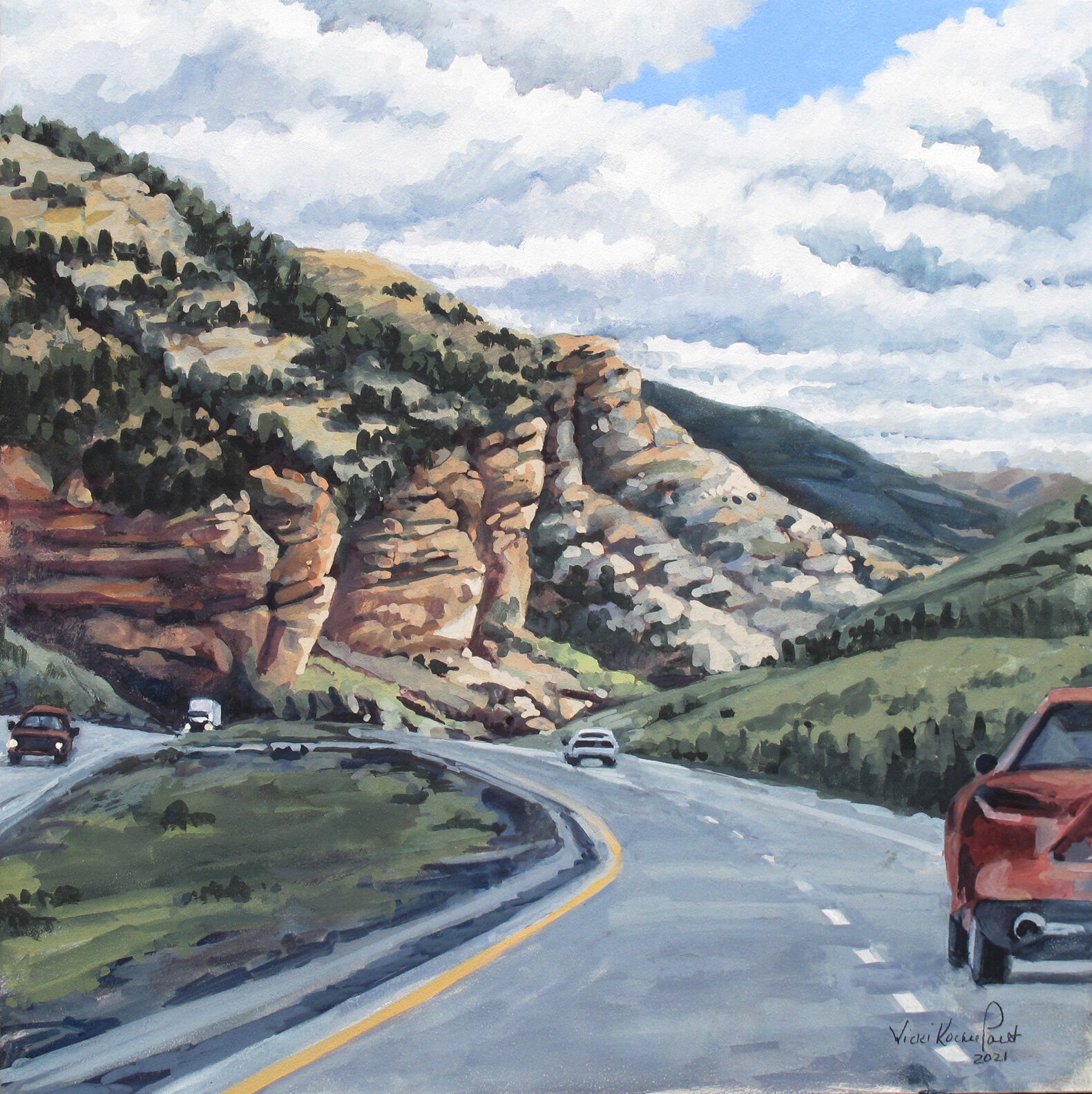 Road Trip (Coalville, Utah), 2021 (SOLD)