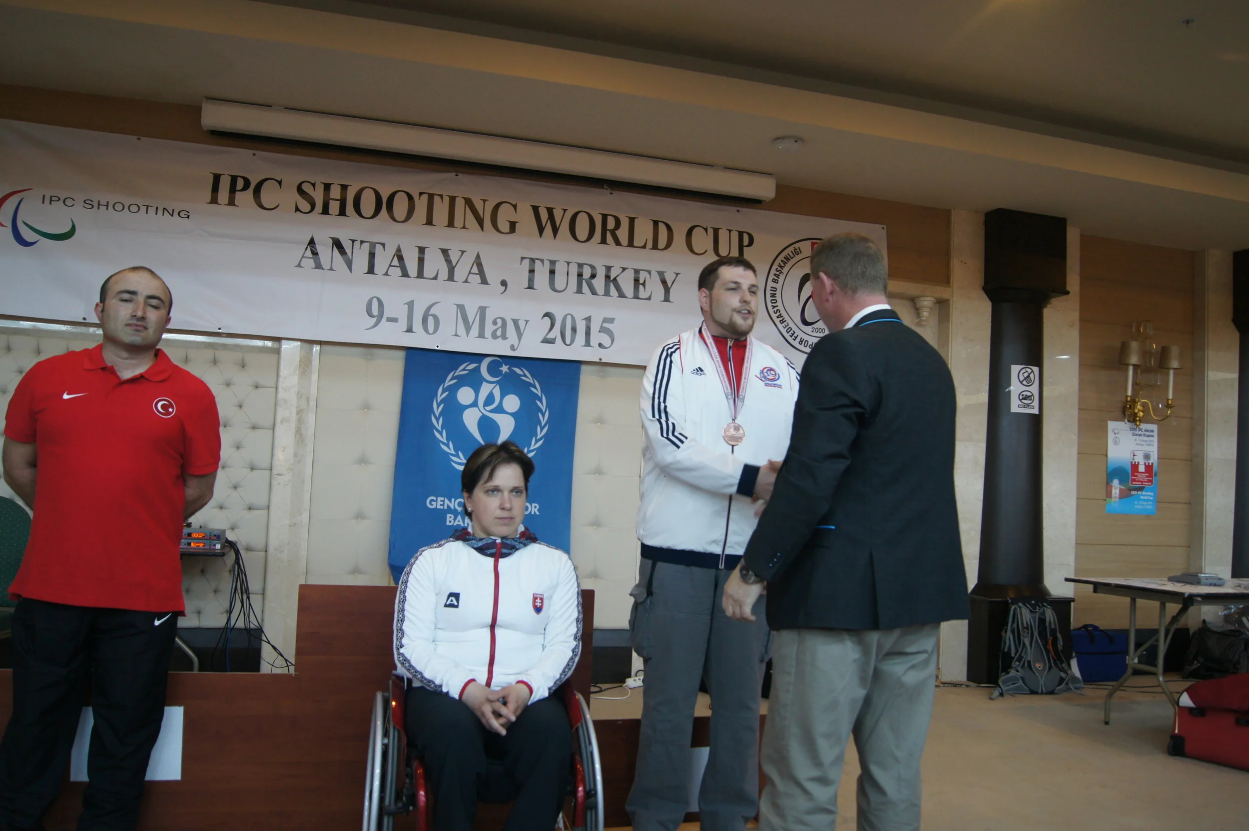 Jesson wins two medals on Day One of Turkey World Cup