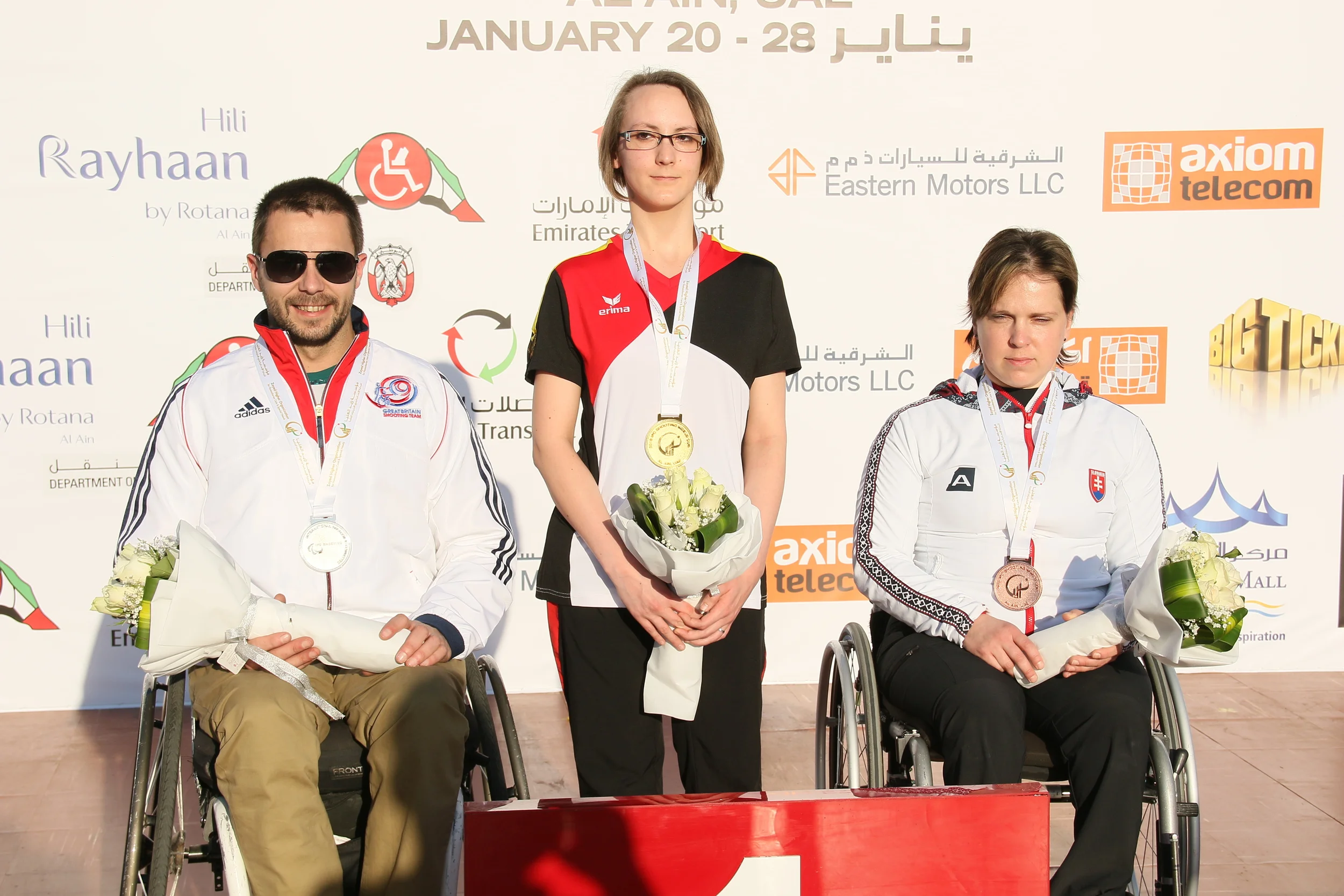 GB win medals in first three days of UAE World Cup