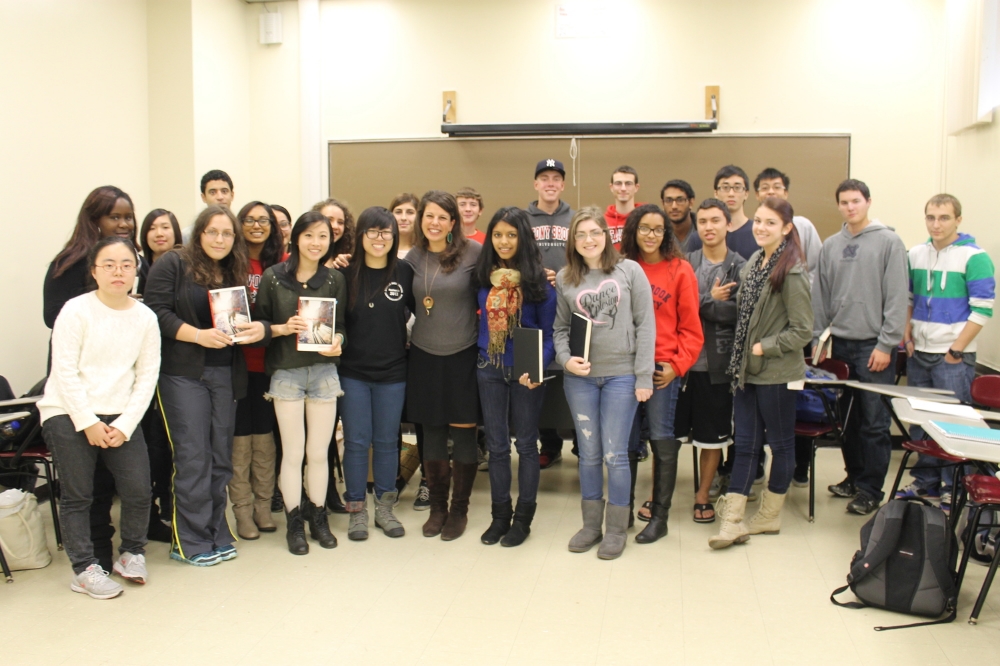 Novelist Jessica Lott visits Intro to Fiction and offers heart-warming and honest dialogue on the process and power of fiction.