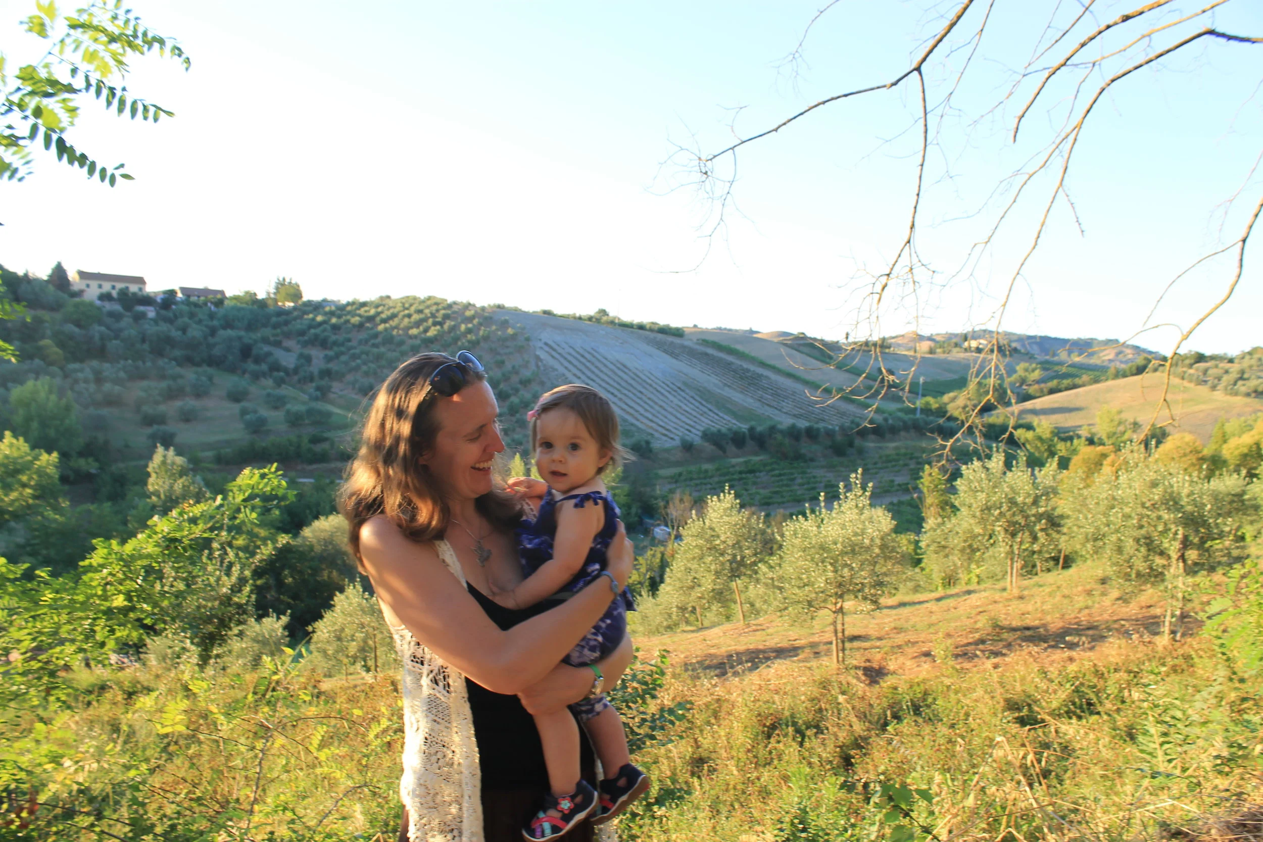  Leona and me in Certaldo, summer of 2016.&nbsp; 
