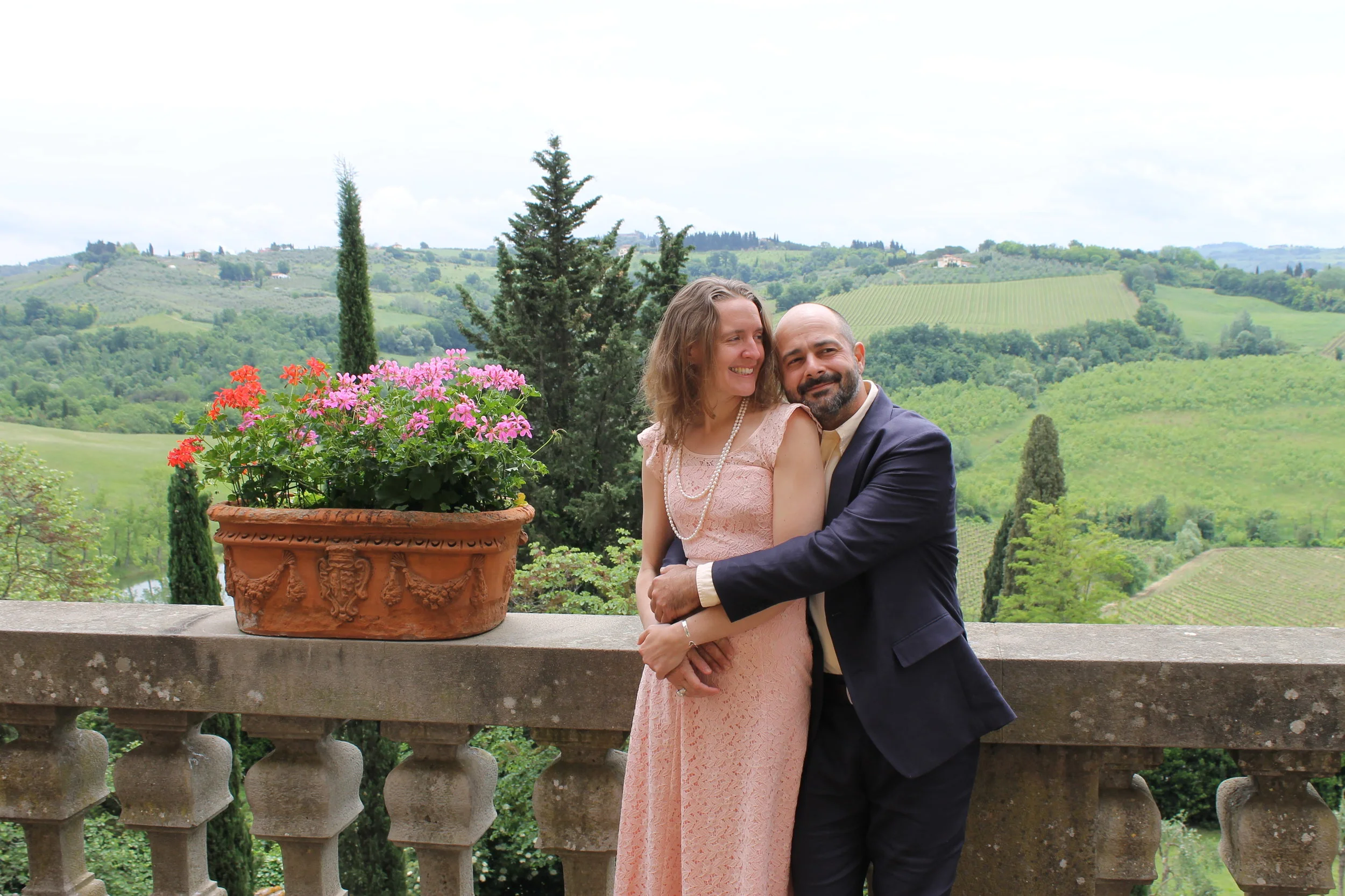  Wedding Day, Hills off Castello di Montegufoni, May 2013 
