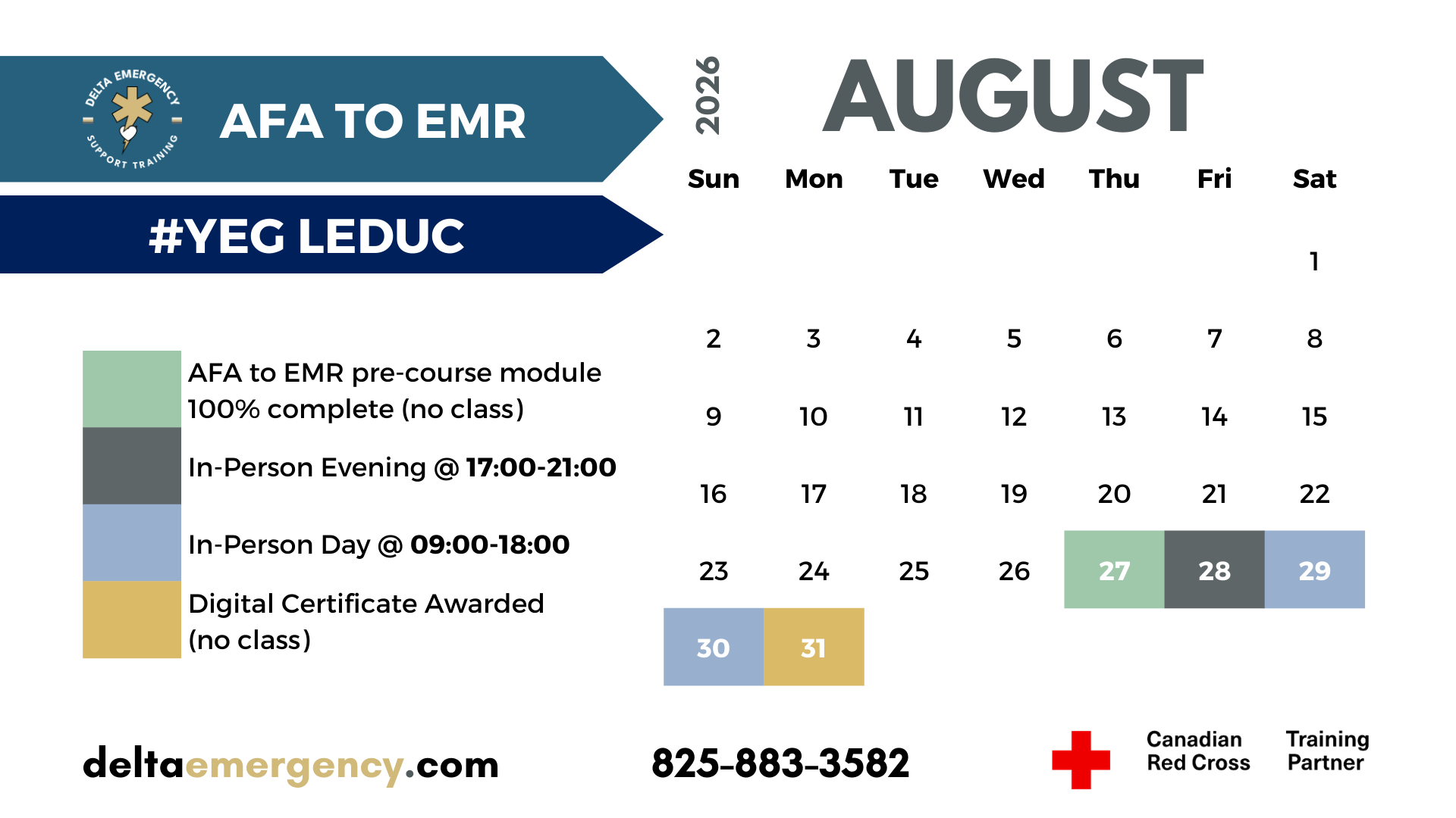 AFA to EMR Bridge Calgary and Leduc August 2026 Calendar Delta Emergency Support Training and the Canadian Red Cross (2).png