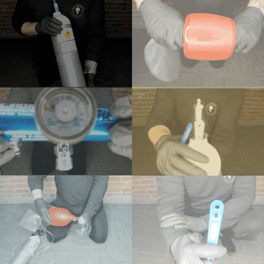 dental office medical emergency oxygen setup