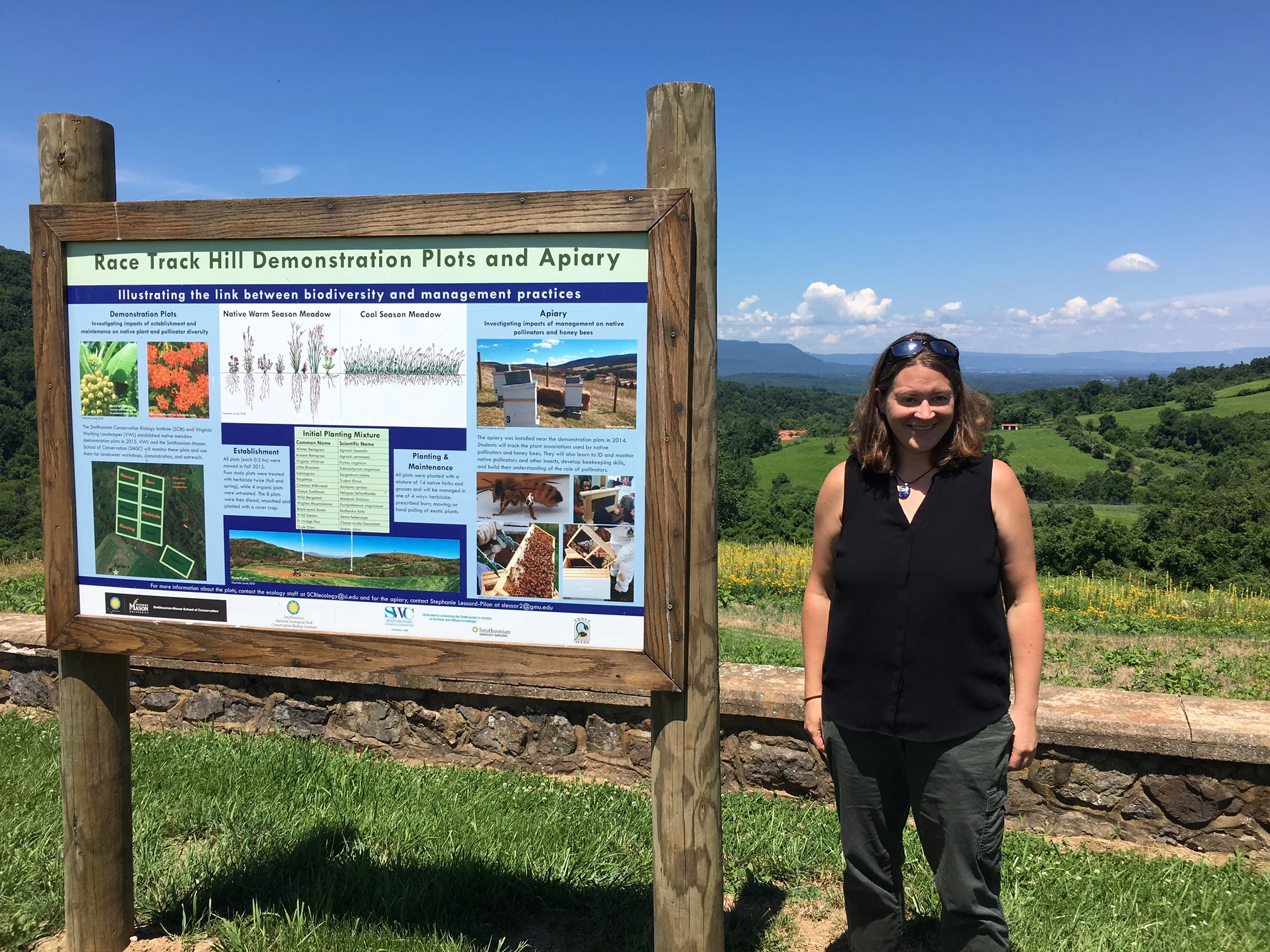 Stephanie Lessard Pilon at the Smithsonian Mason School of Conservation