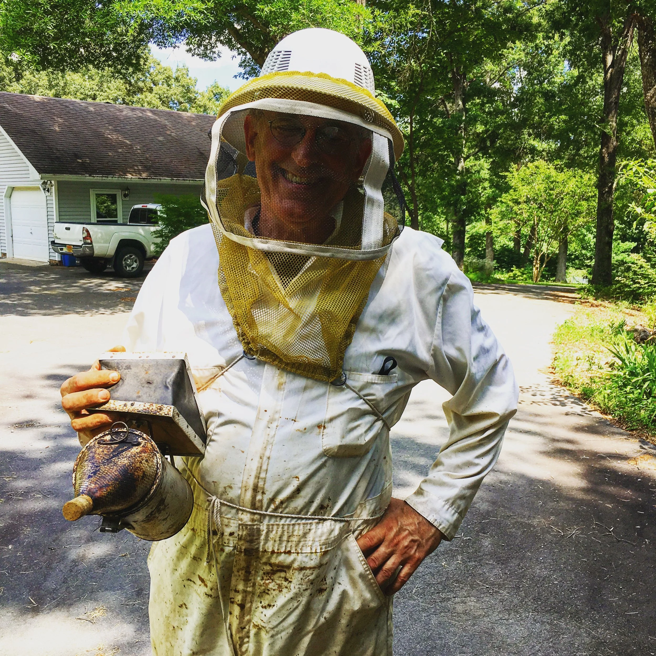 Roger Williams, Collaborating Culpeper, VA Beekeeper