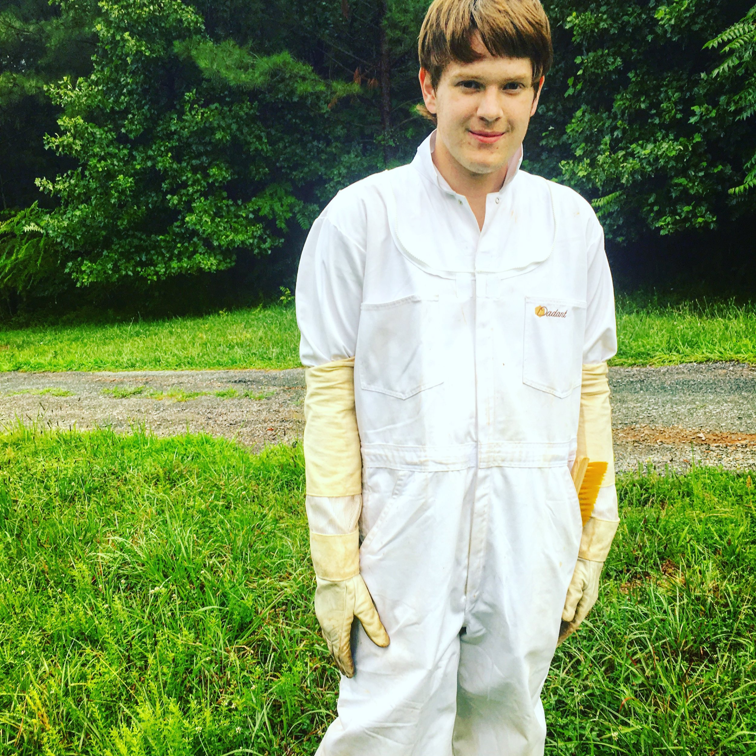 Lance Hardcastle, Collaborating (and Youngest ) Beekeeper.