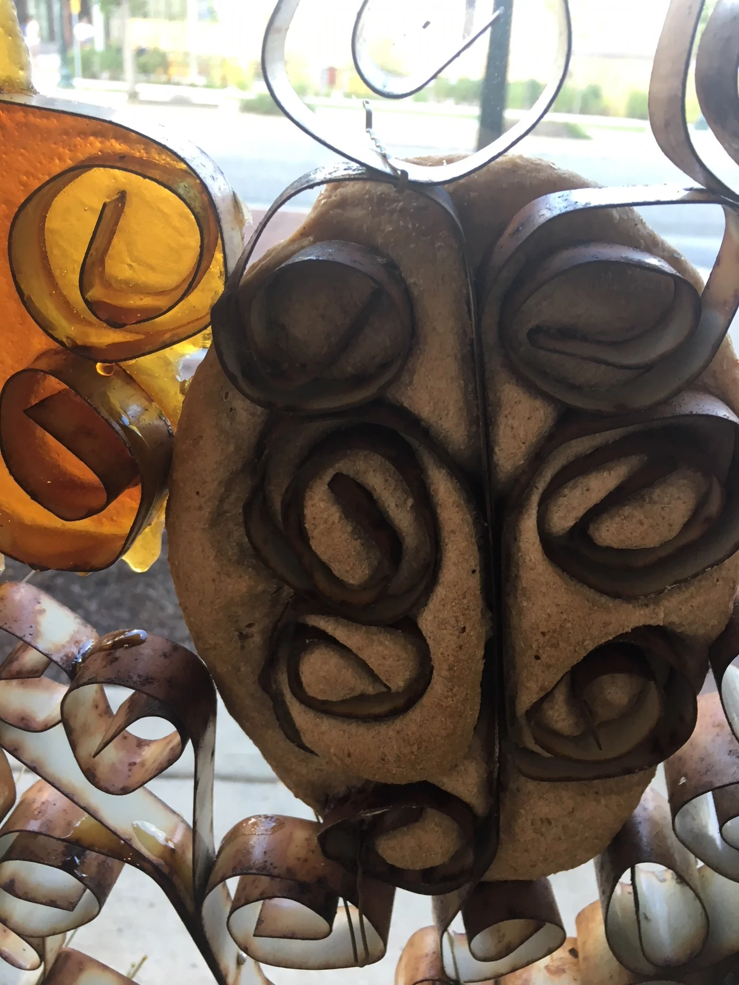 An Installation using Bread and Honey