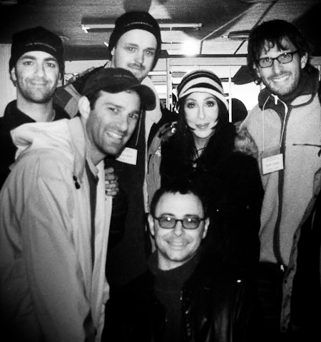 Scott Stewart, Jon Rothbart, Me, Scott Kaplan, Cher, John Benson