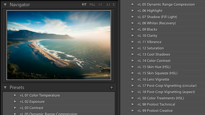 Prolost Graduated Presets for Lightroom