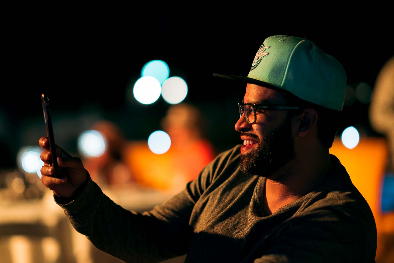 Jose Tutiven (@tutes) razor sharp against perfectly-round boke. Sony a7RII with FE 85mm f/1.4 GM, 1/125 ƒ/1.4 ISO 800